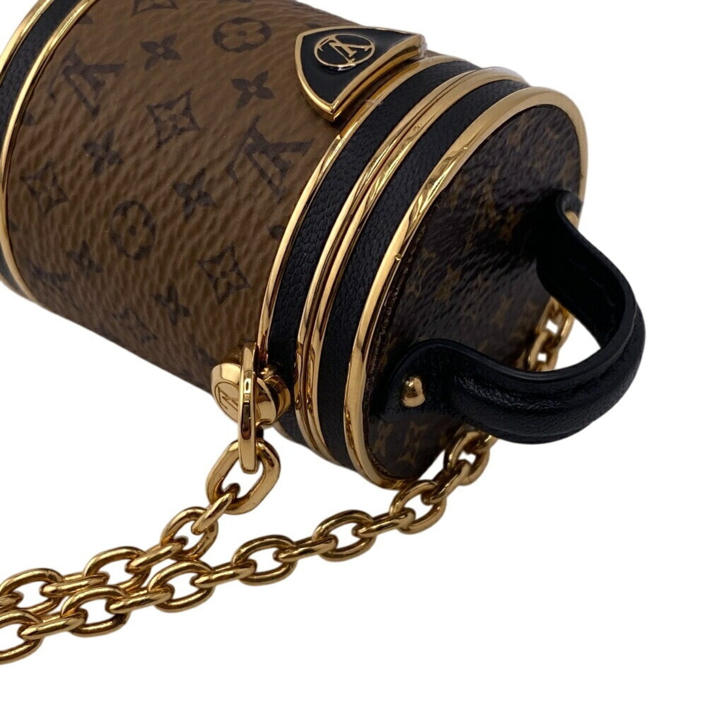 Designer Leather Cannes Bag with Slight Wear