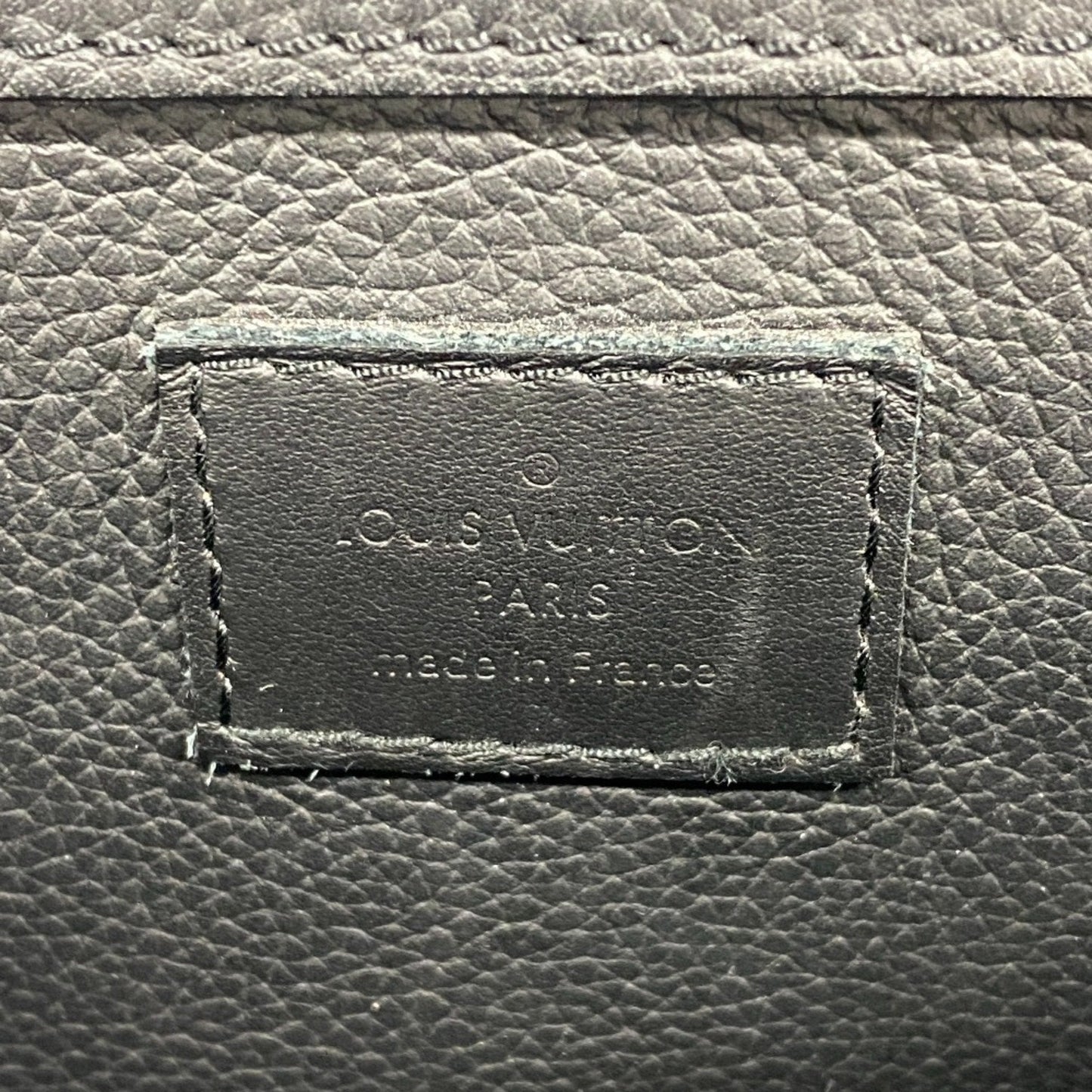 Leather Takeoff Bag with Slightly Rubbed Corners