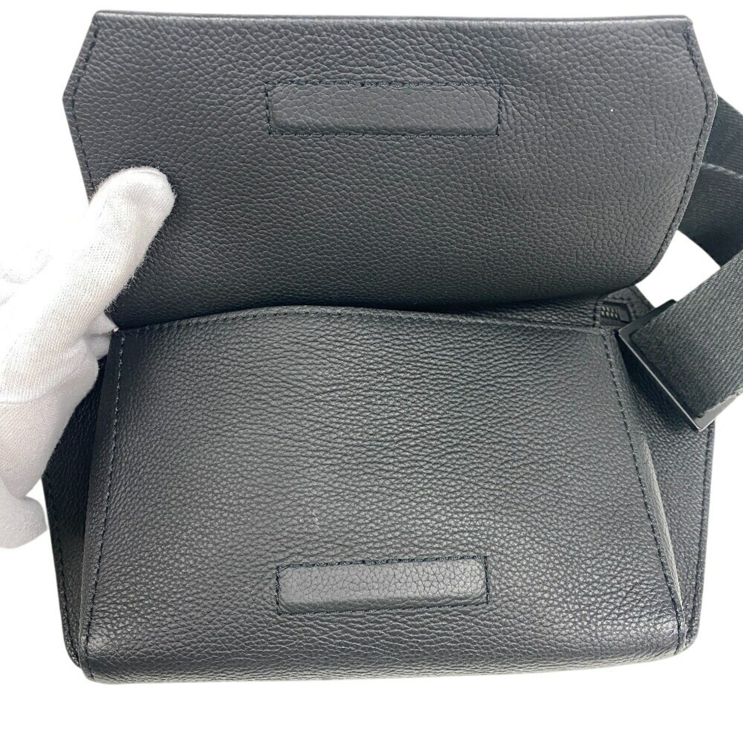Leather Takeoff Bag with Slightly Rubbed Corners