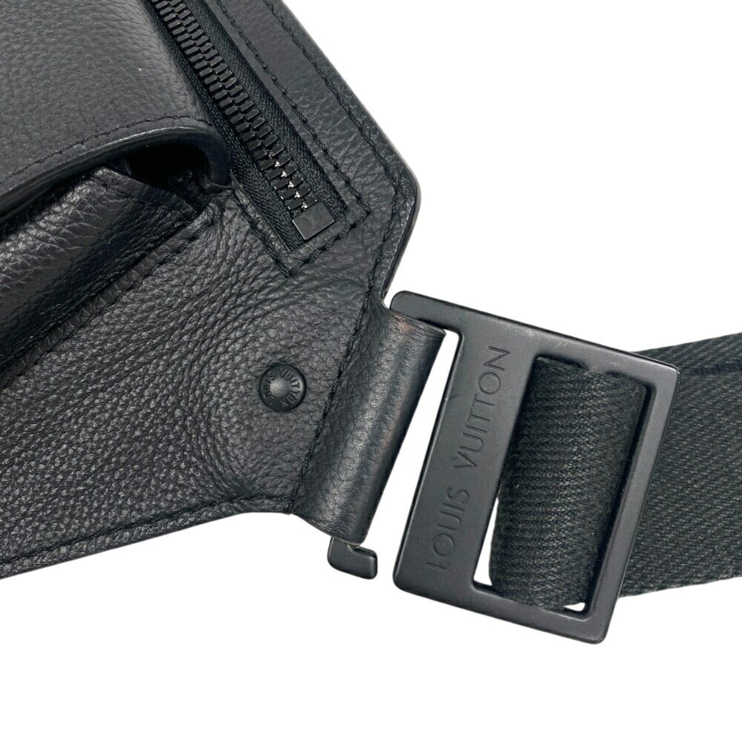 Leather Takeoff Bag with Slightly Rubbed Corners