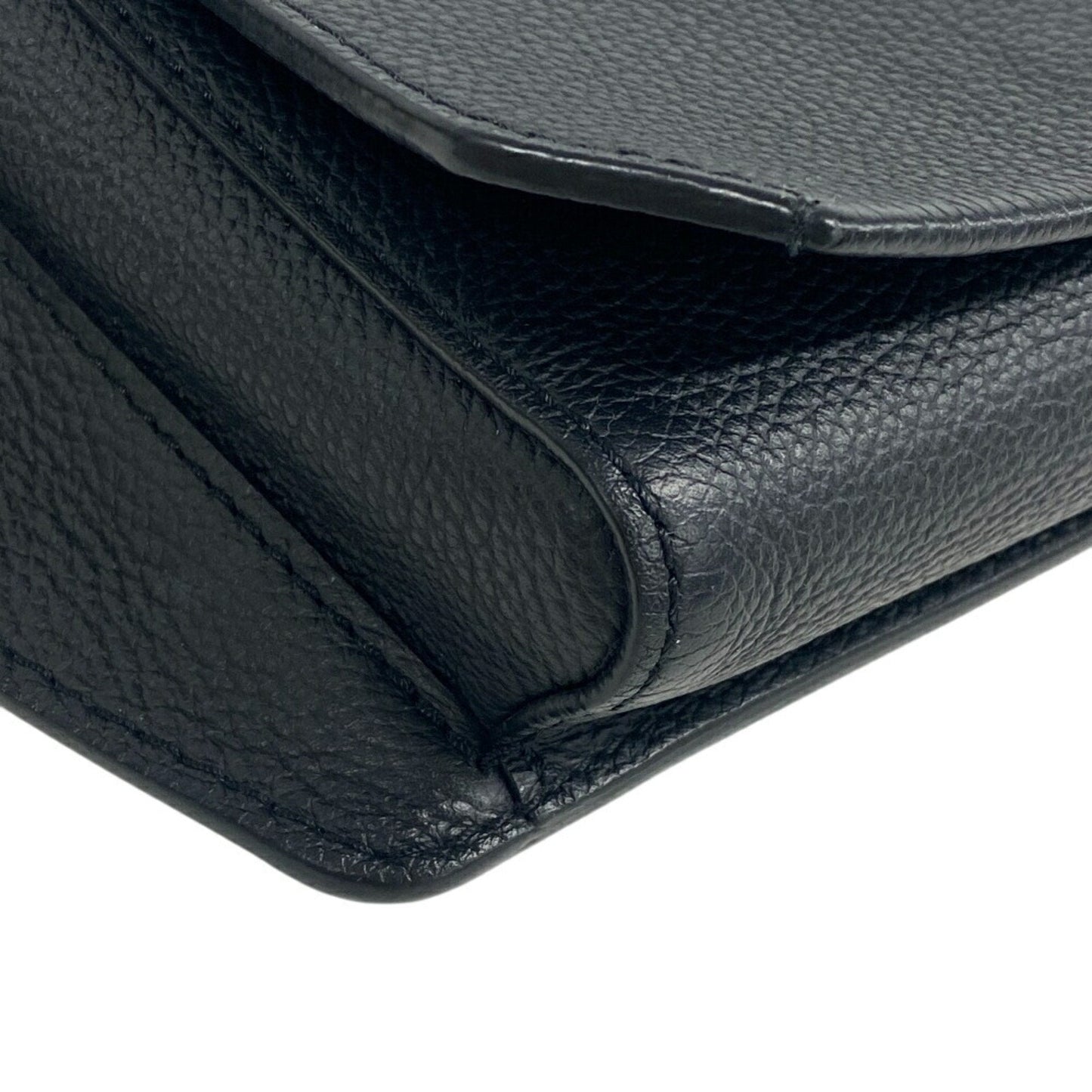 Leather Takeoff Bag with Slightly Rubbed Corners