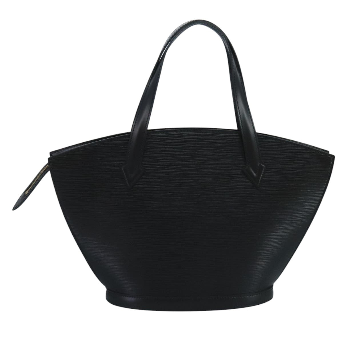 Leather Handbag in Good Condition with Subtle Rubbing and Storage Smell