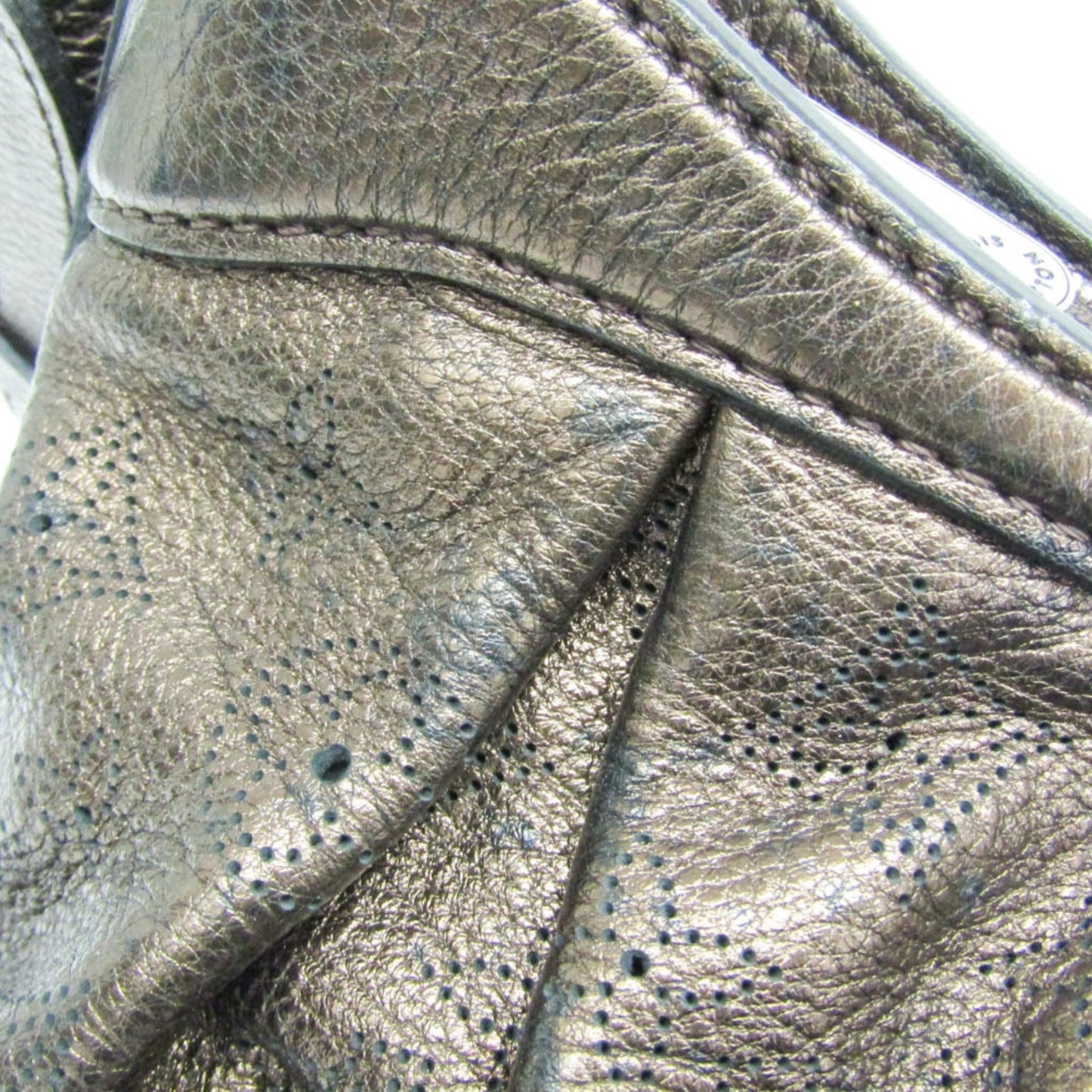 Leather Handbag with Slightly Rubbed Corners and Scratches