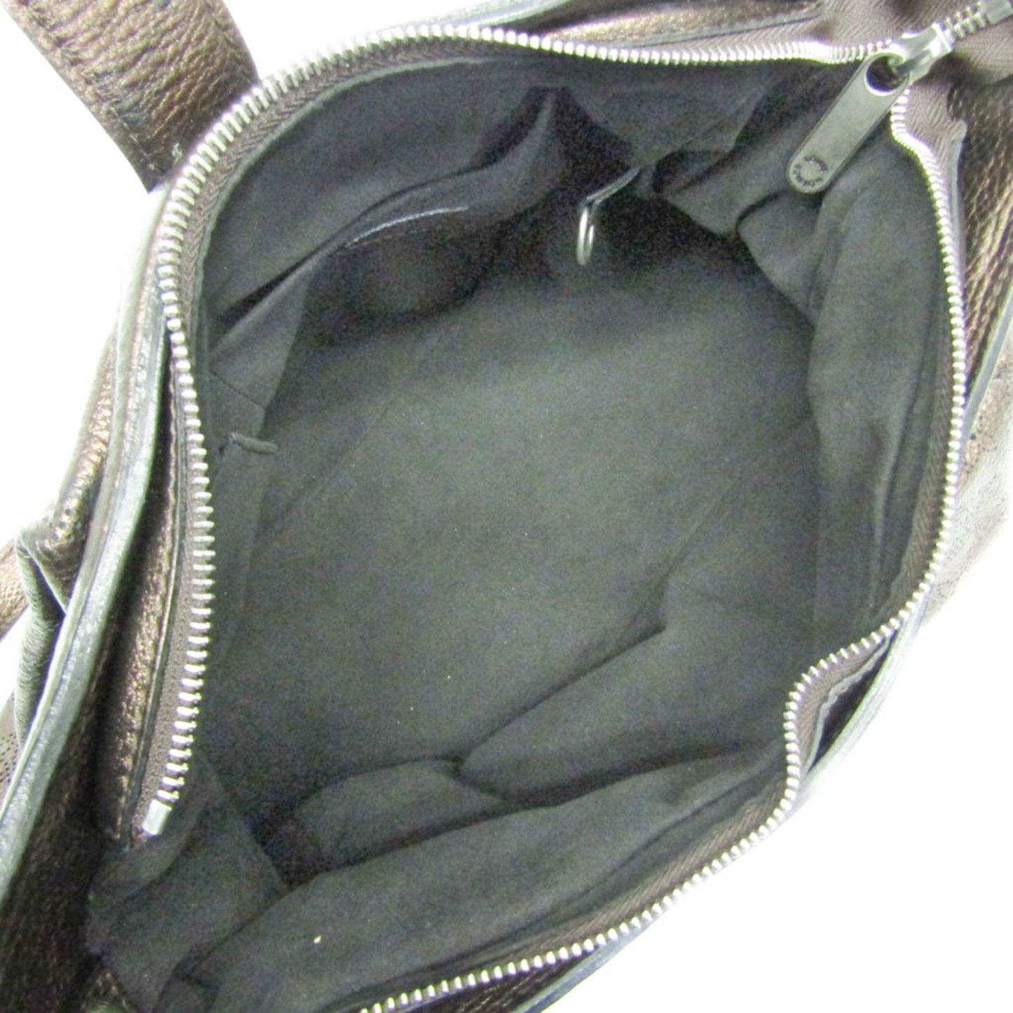 Leather Handbag with Slightly Rubbed Corners and Scratches
