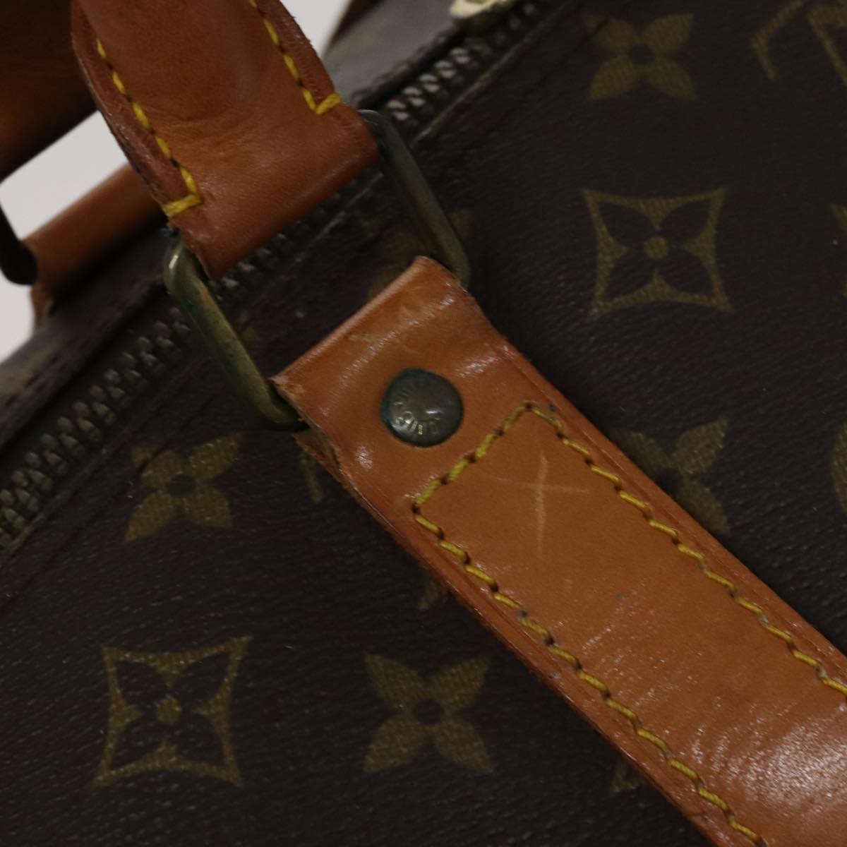 Keepall Canvas Travel Bag with Name Tag