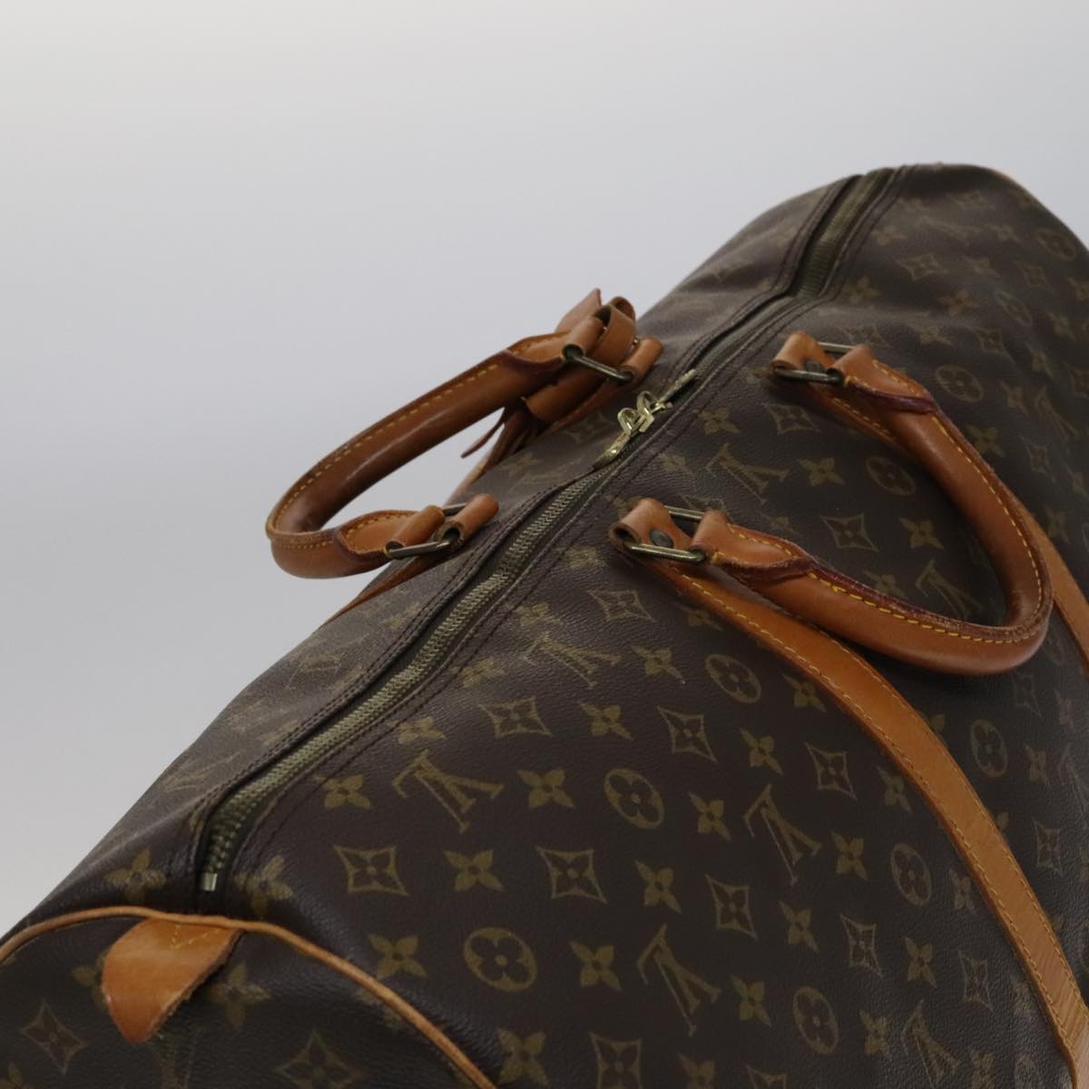 Keepall Canvas Travel Bag with Name Tag