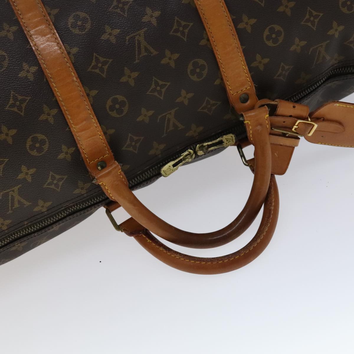 Keepall Canvas Travel Bag with Name Tag