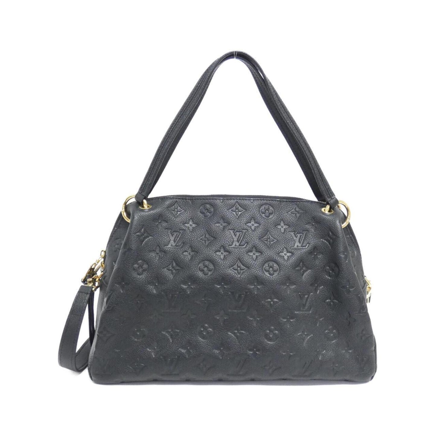 Lockme II Monogram Embossed Leather Handbag