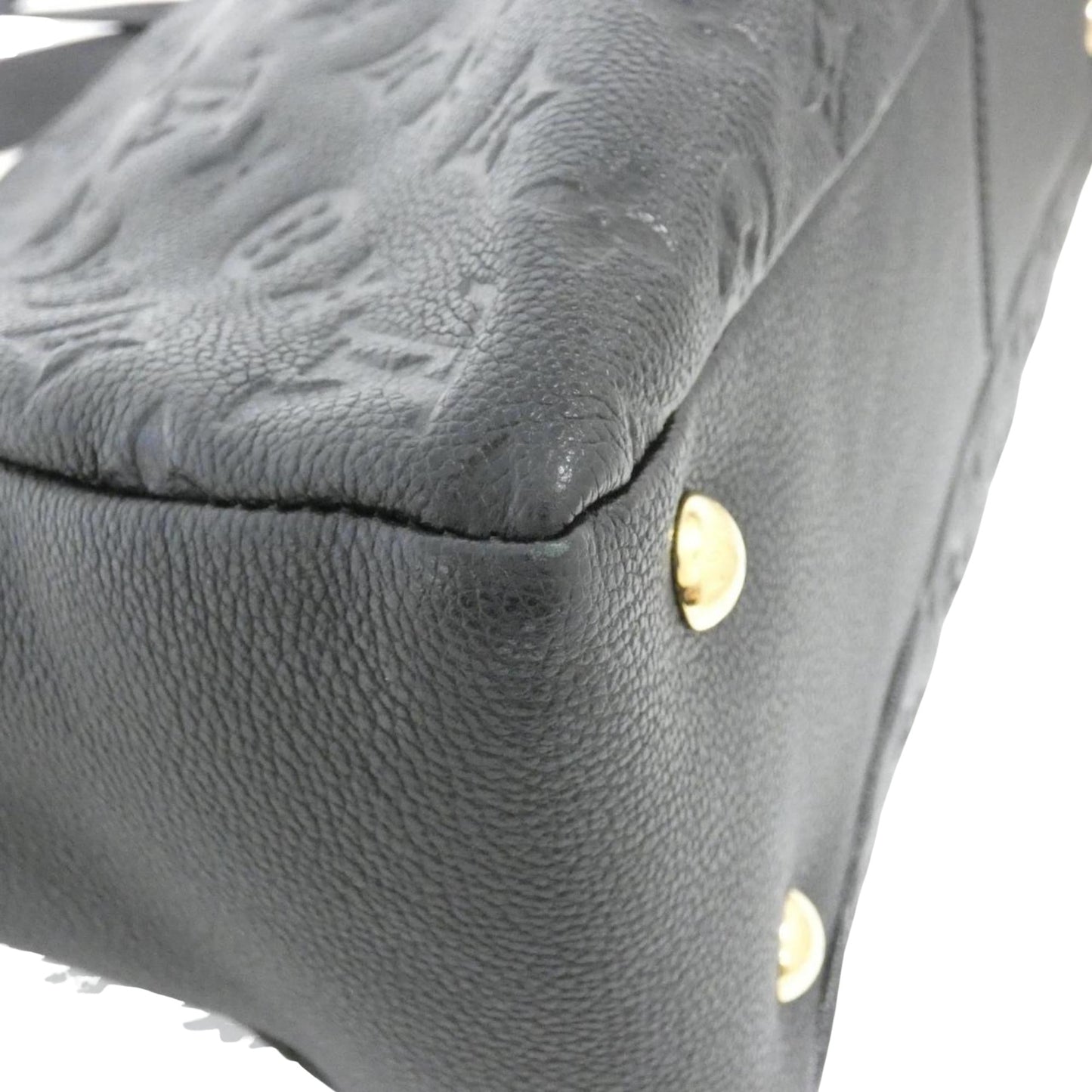 Lockme II Monogram Embossed Leather Handbag