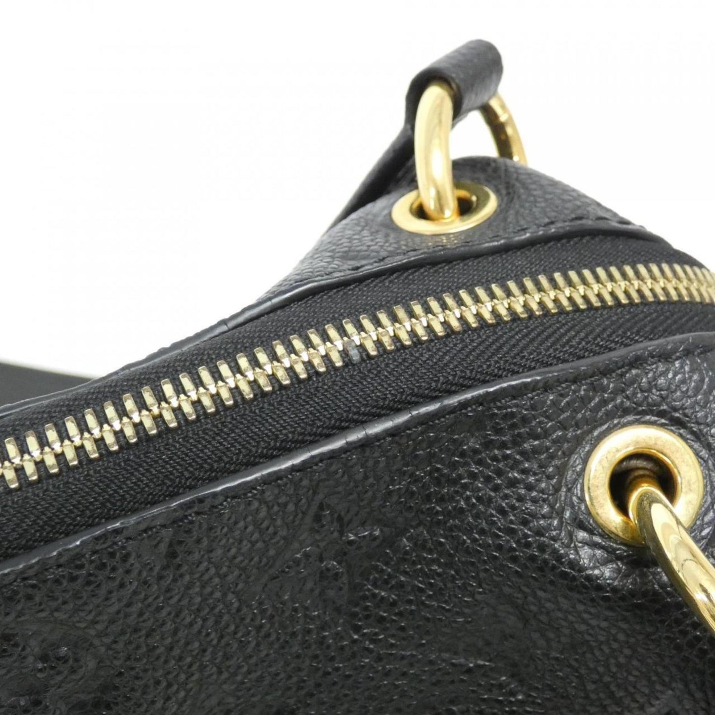 Lockme II Monogram Embossed Leather Handbag