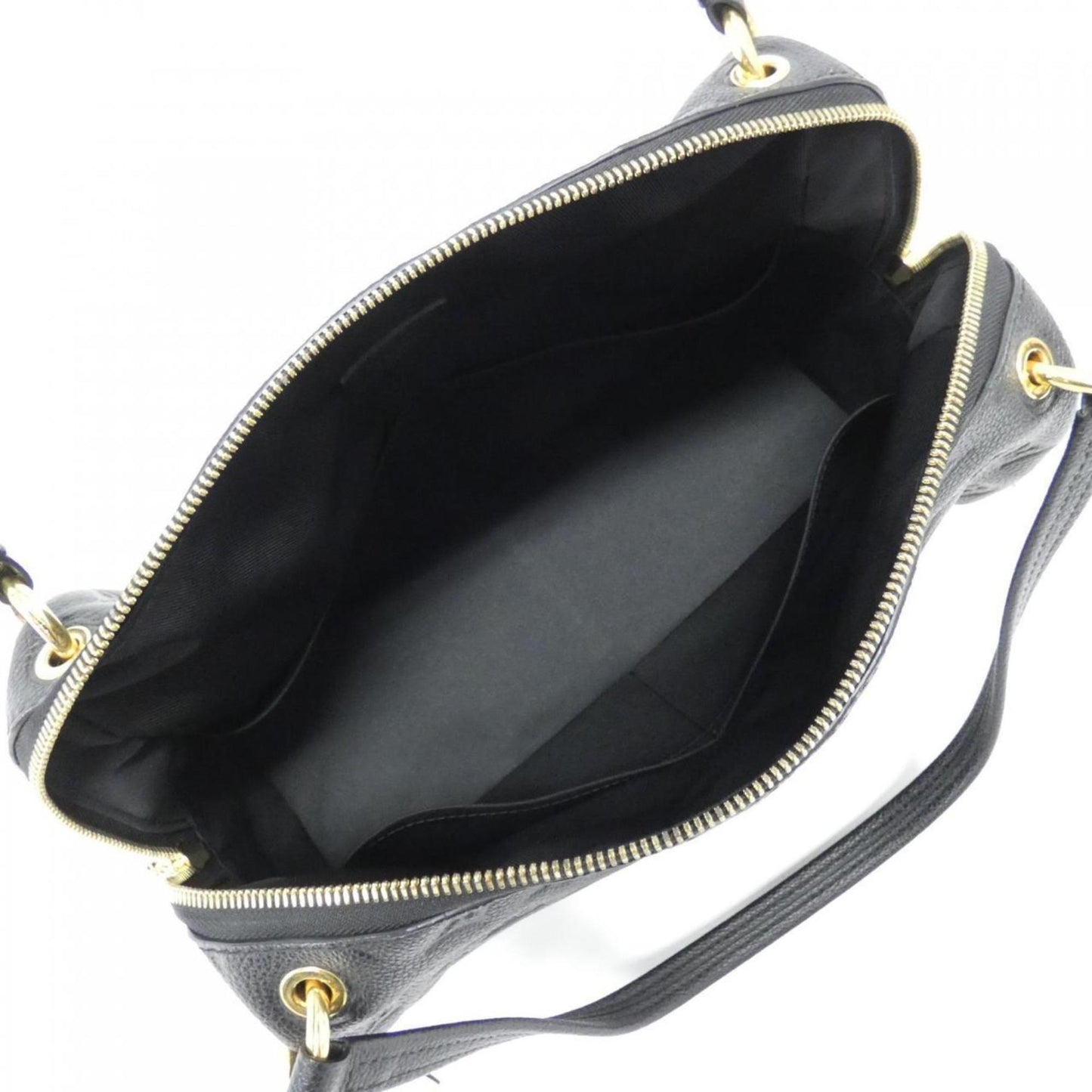 Lockme II Monogram Embossed Leather Handbag