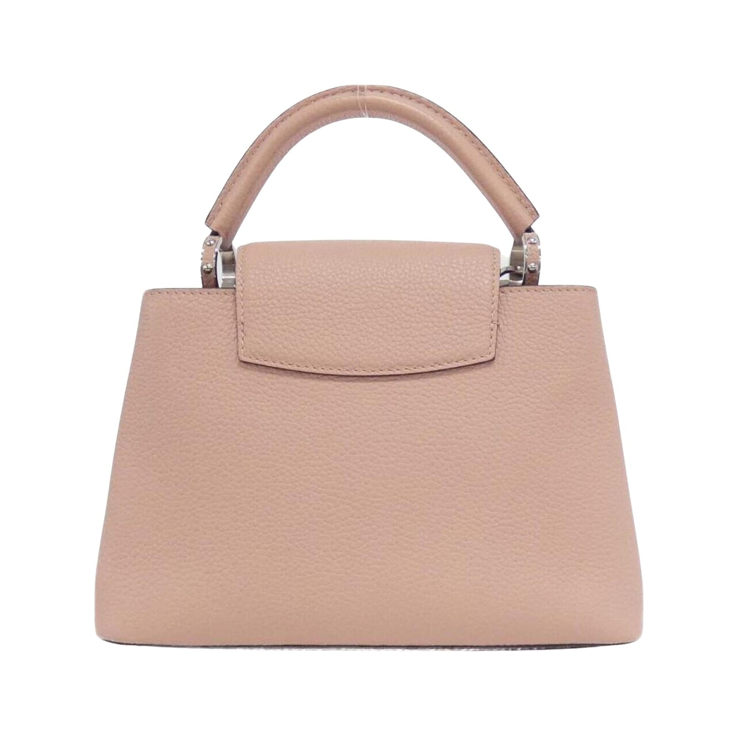 Leather Capucines Handbag with Shoulder Strap