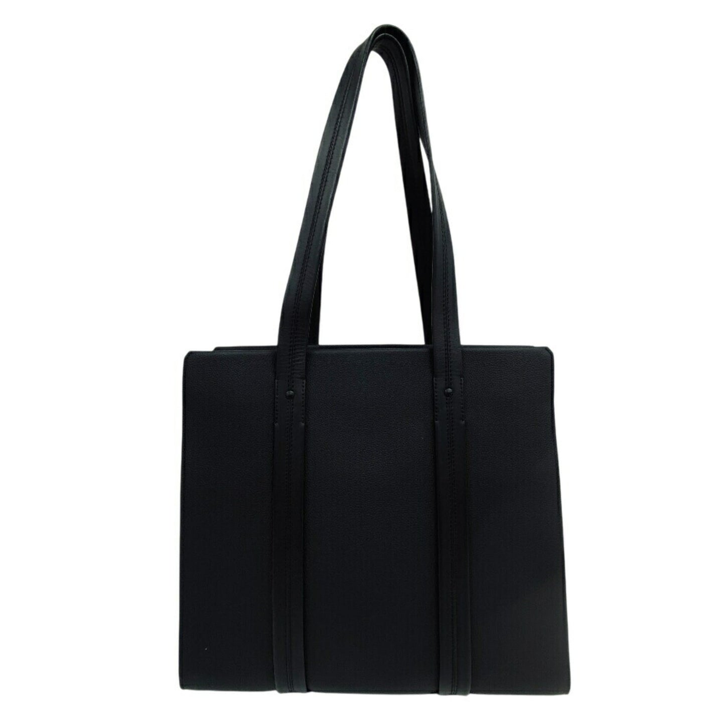 LV Tote Black Leather Tote Bag