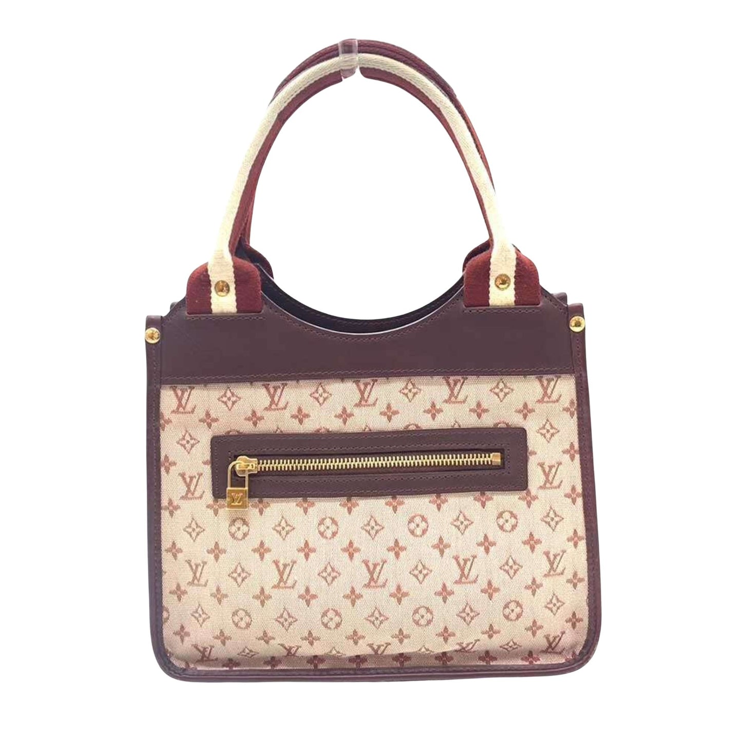 Luxurious Canvas Handbag with Sleek Design and Elegant Hardware