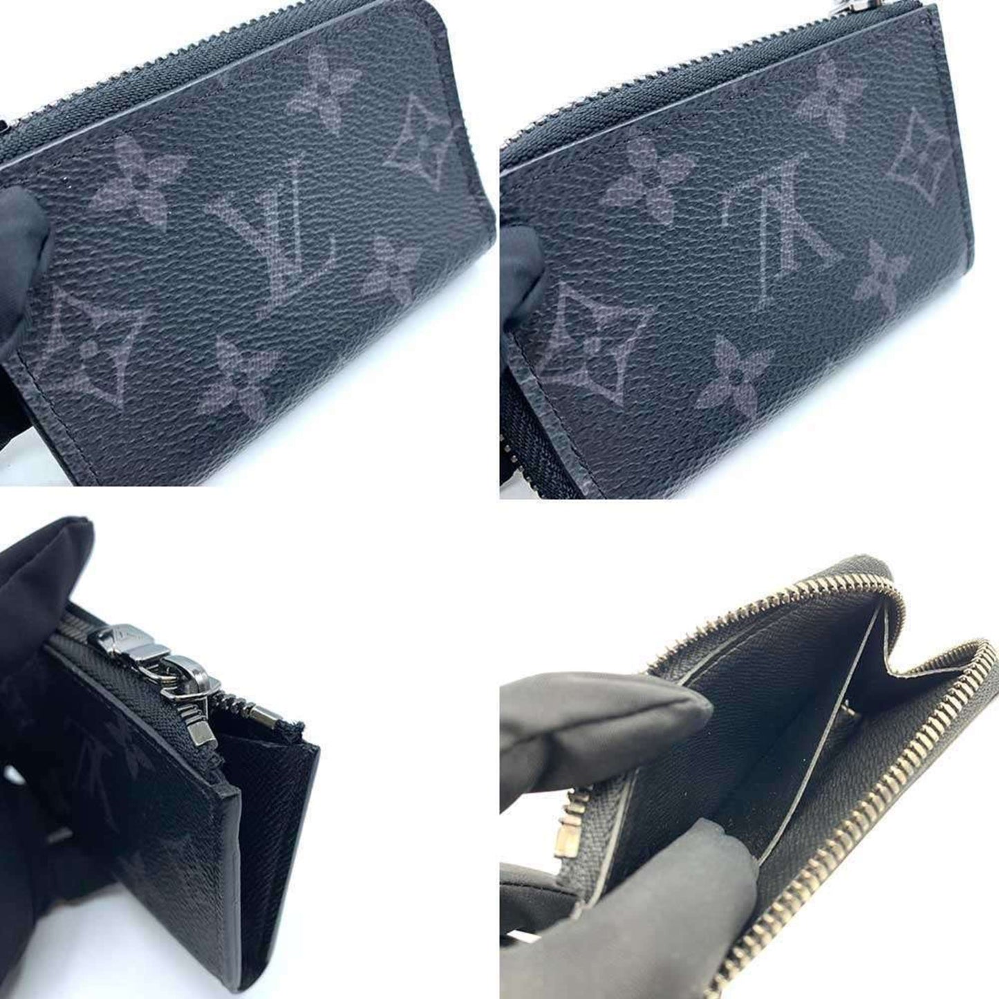 Elegant Canvas Wallet with Subtle Scratch Details