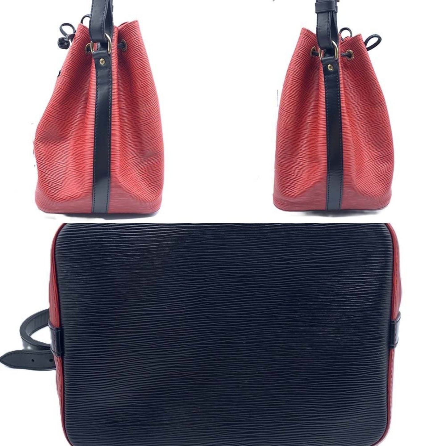 Leather Noe Bucket Bag with Slight Wear