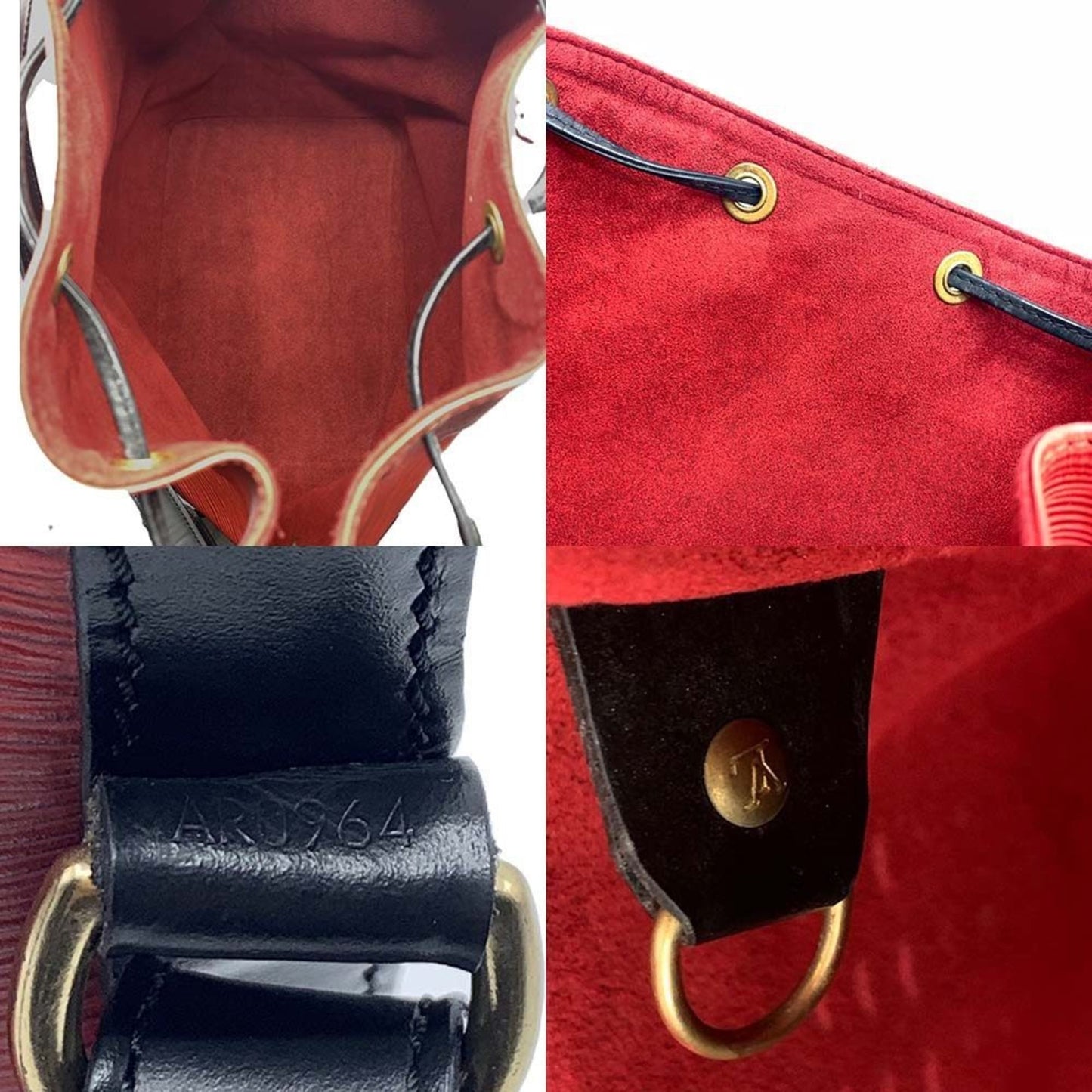 Leather Noe Bucket Bag with Slight Wear