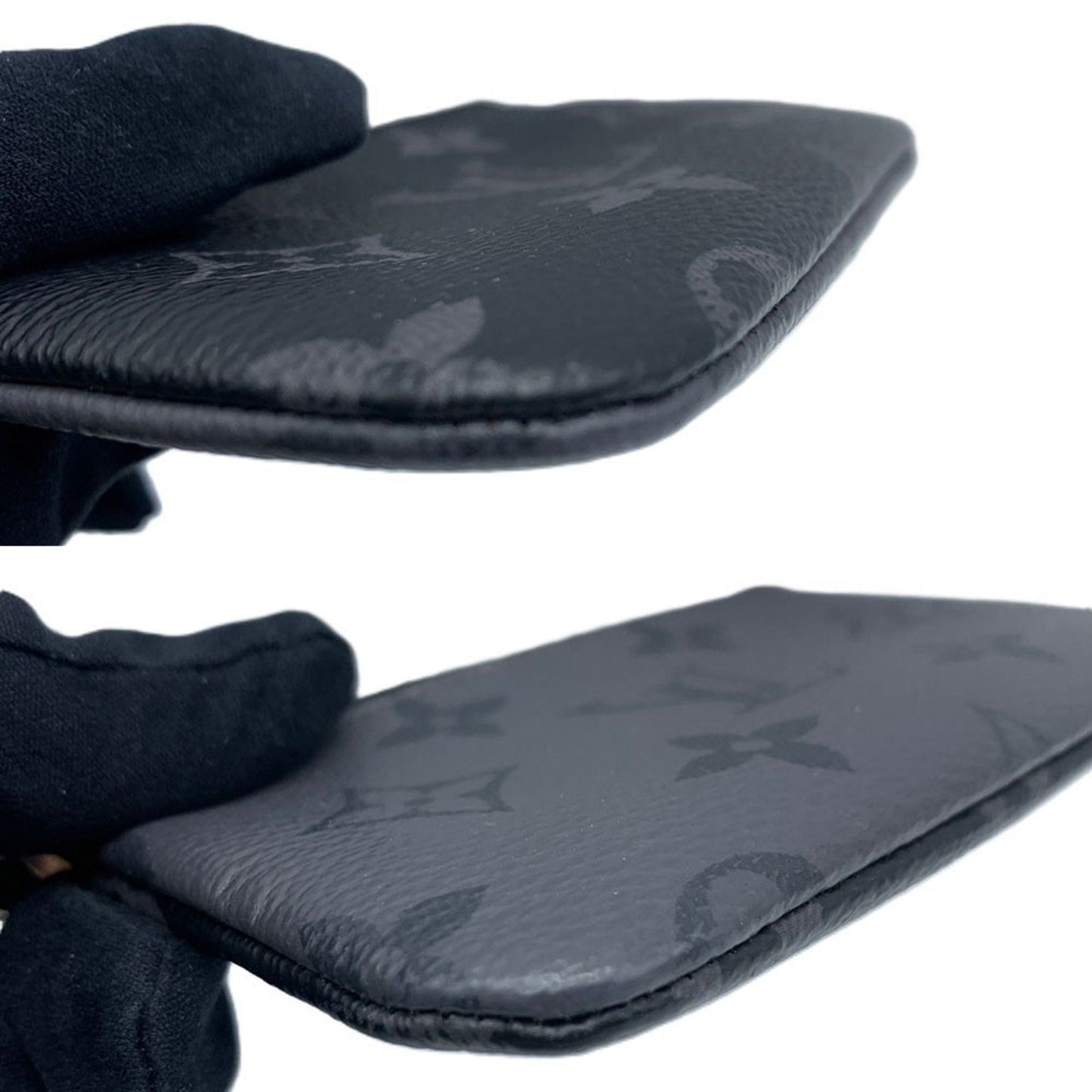 Luxury Canvas Coin Purse with Slight Scratches