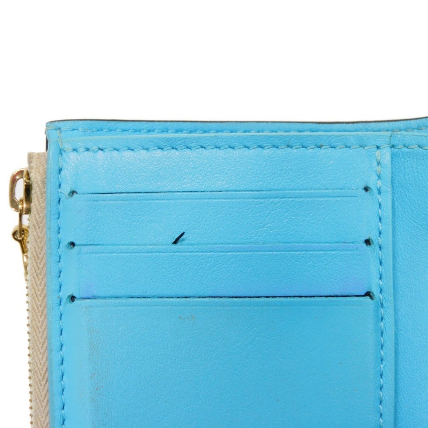 Leather Pont Neuf Wallet with Slight Wear