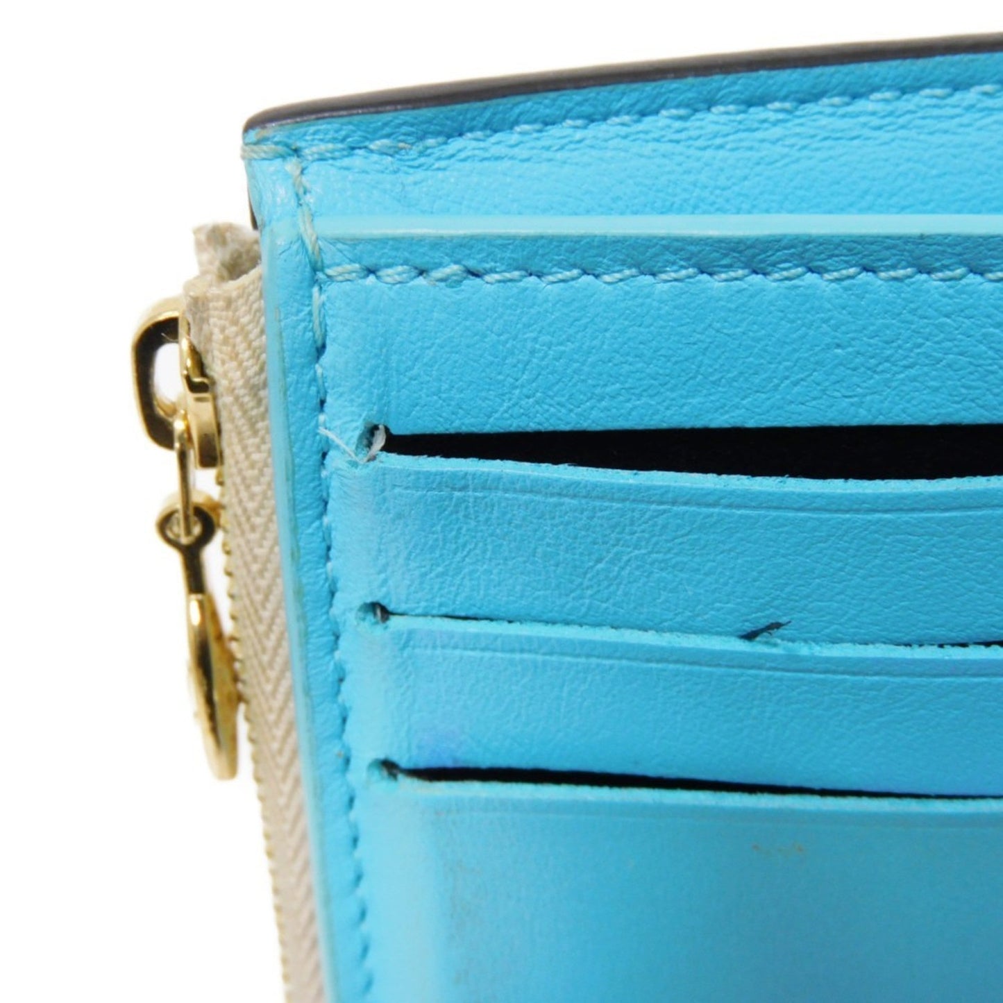 Leather Pont Neuf Wallet with Slight Wear