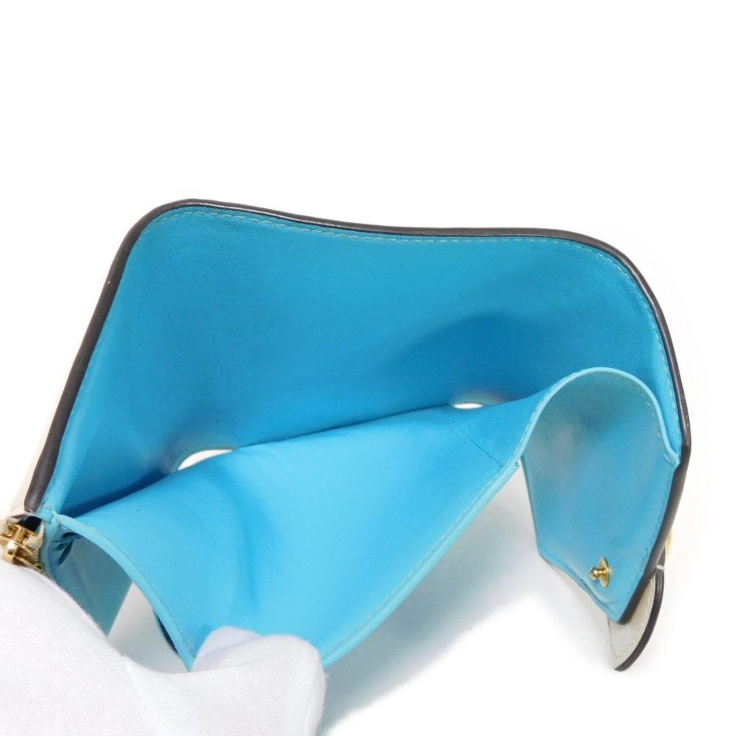 Leather Pont Neuf Wallet with Slight Wear