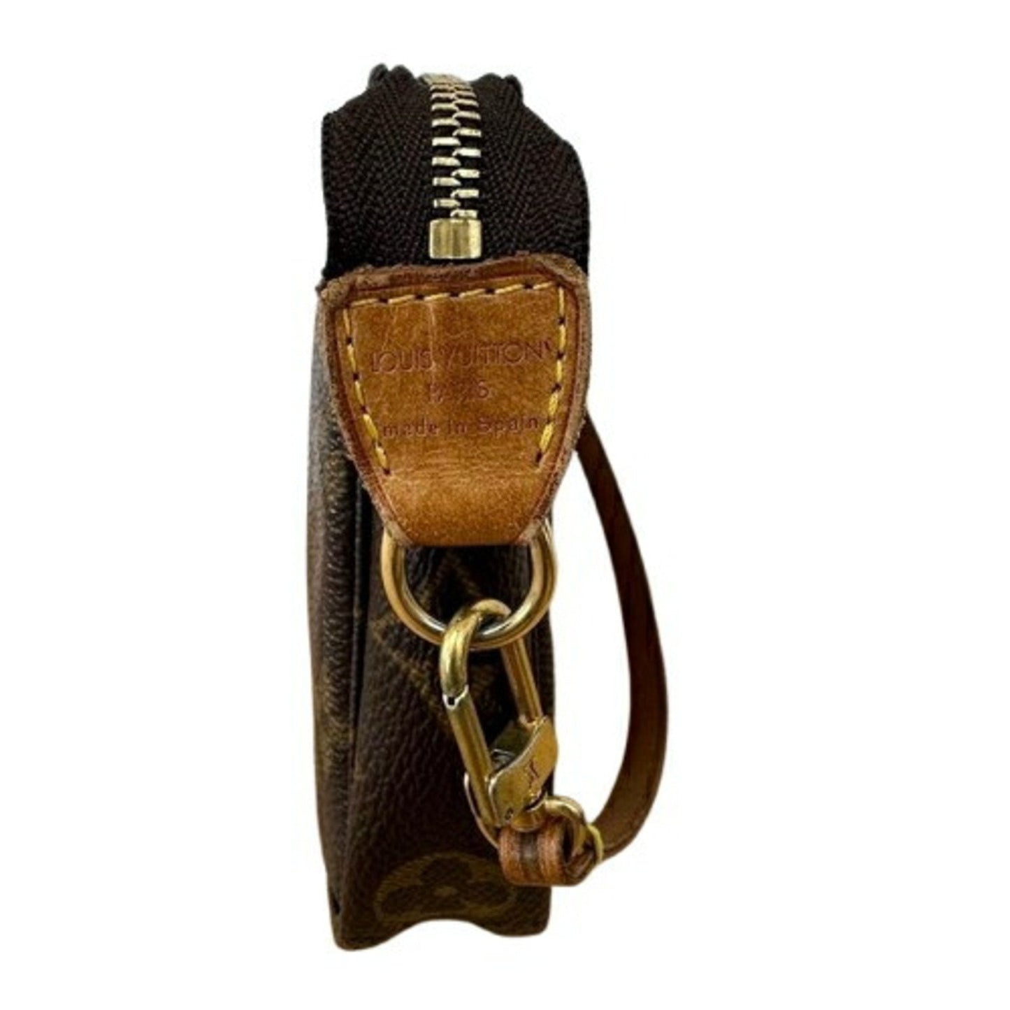 Canvas Pochette Accessoire with Shoulder Strap