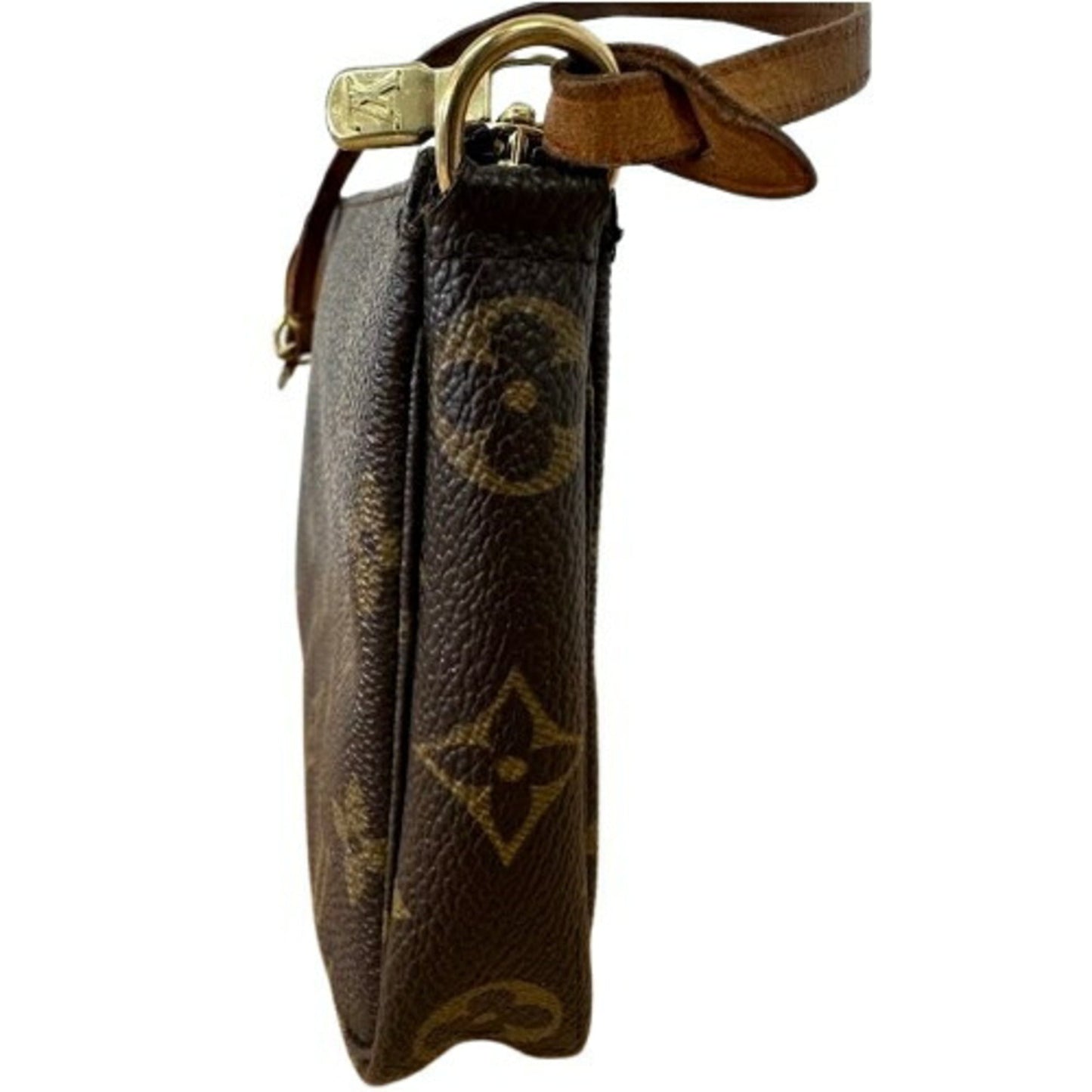 Canvas Pochette Accessoire with Shoulder Strap