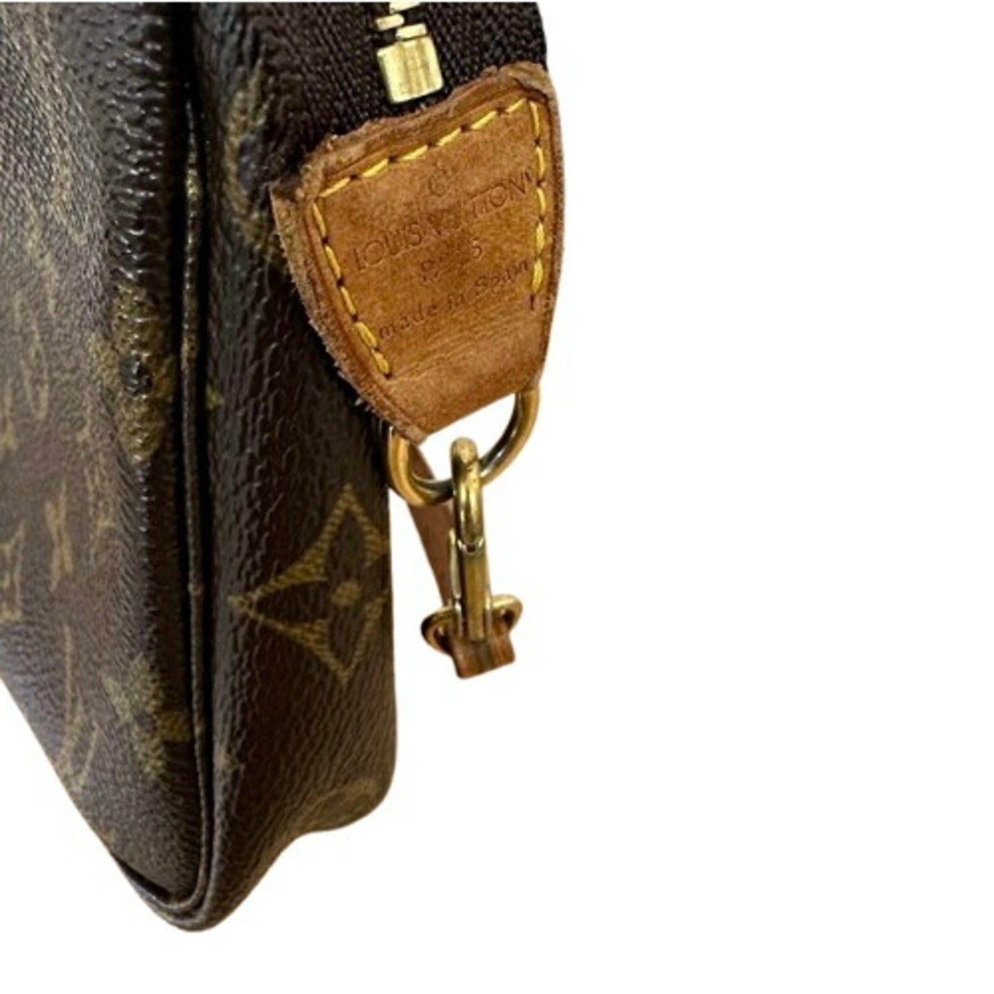 Canvas Pochette Accessoire with Shoulder Strap