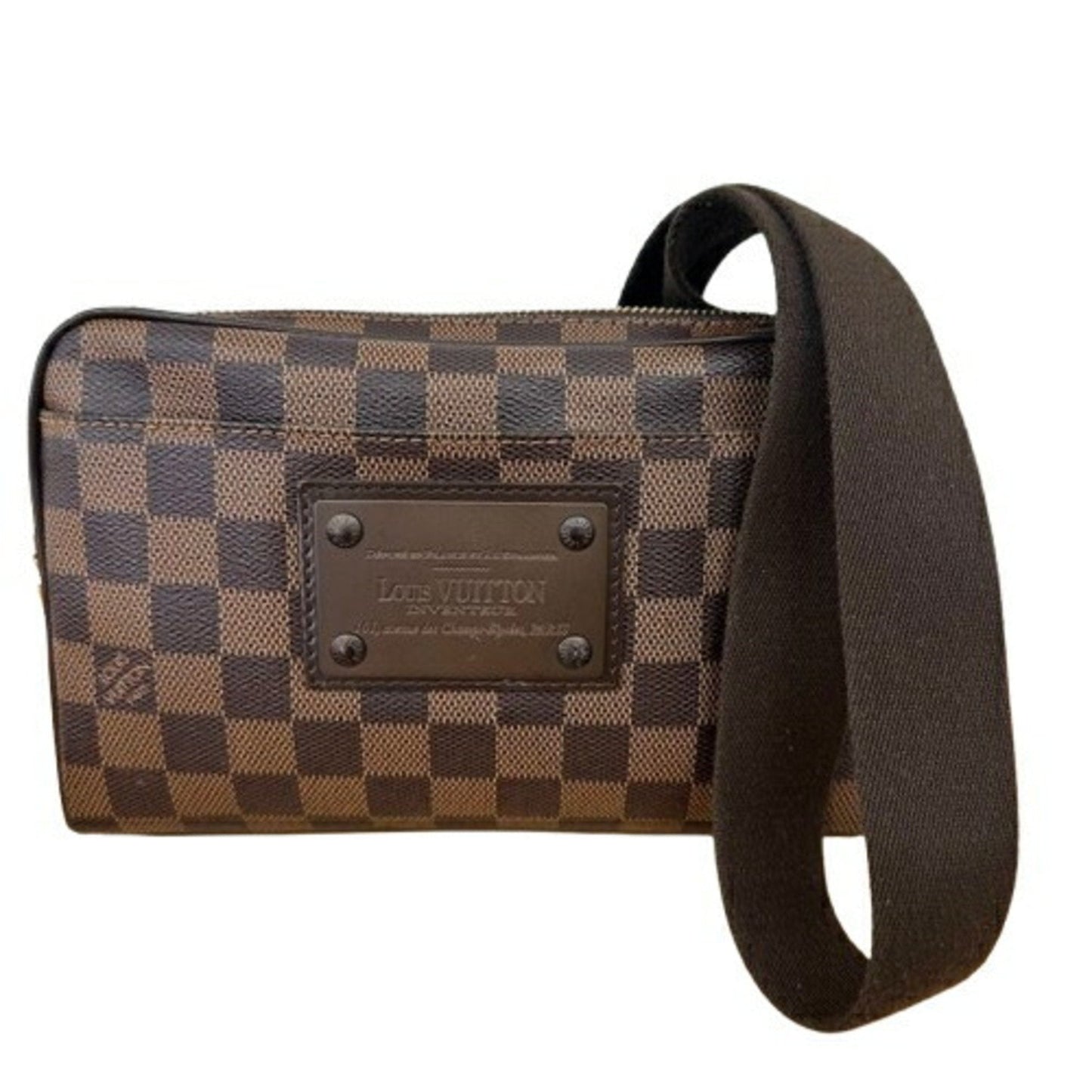 Canvas Brooklyn Bag with Slightly Rubbed Corners and Scratches