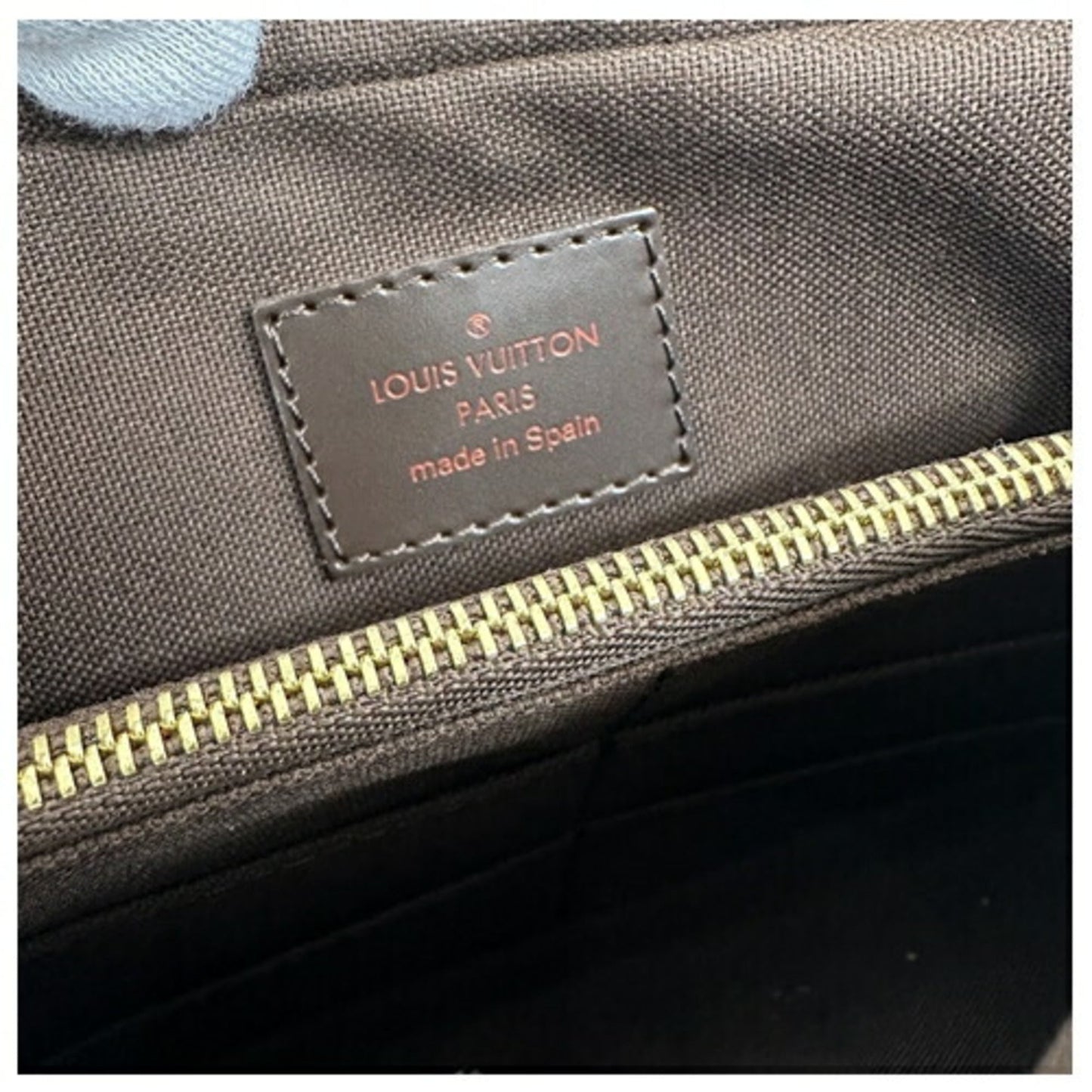 Canvas Brooklyn Bag with Slightly Rubbed Corners and Scratches