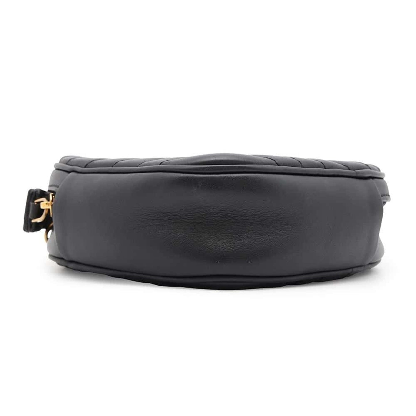 Leather Shoulder Bag with Strap