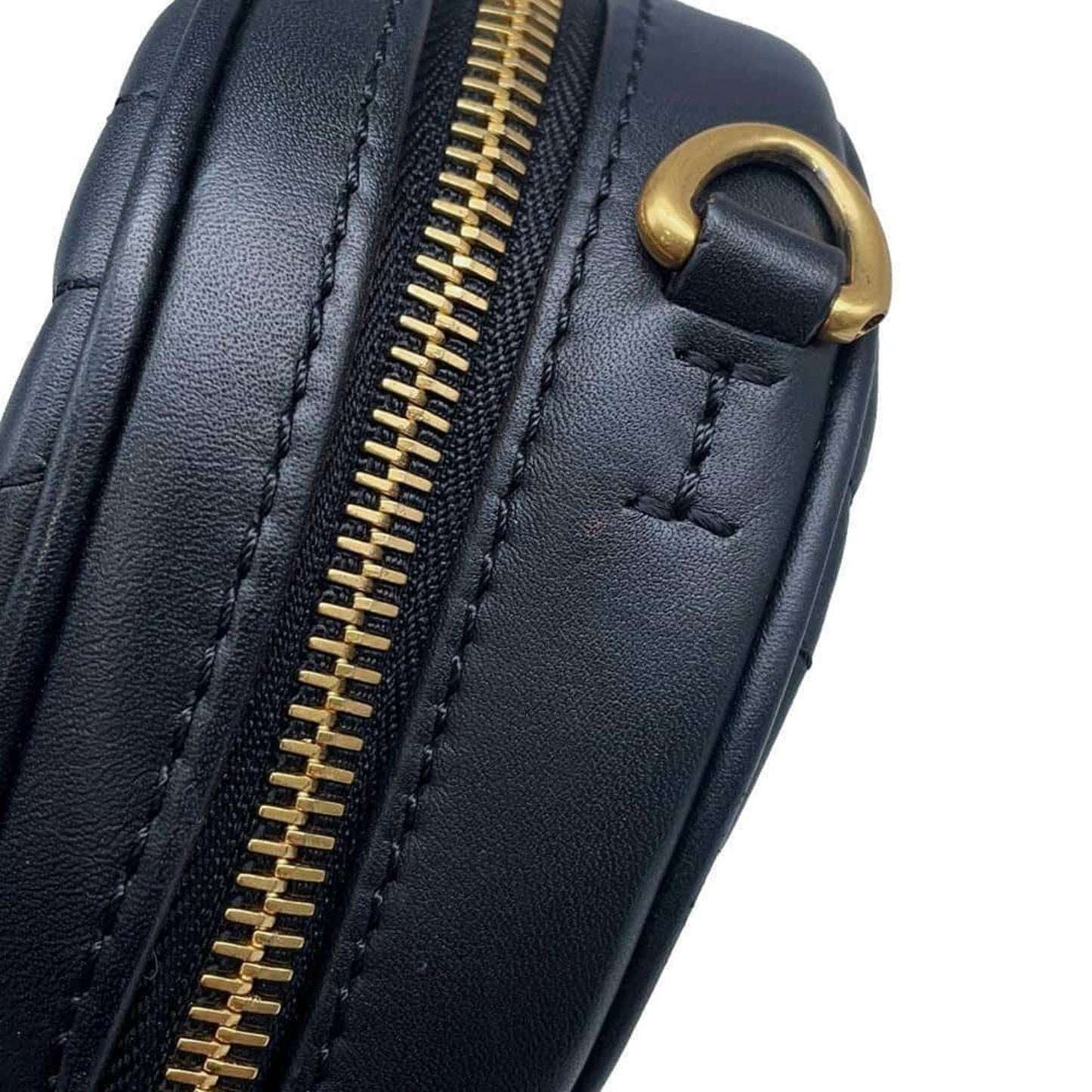 Leather Shoulder Bag with Strap