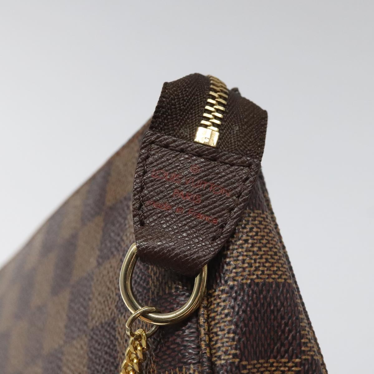 Pochette Damier Ebene Chain Clutch