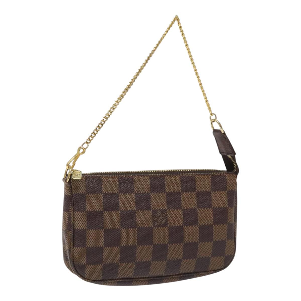 Pochette Damier Ebene Chain Clutch