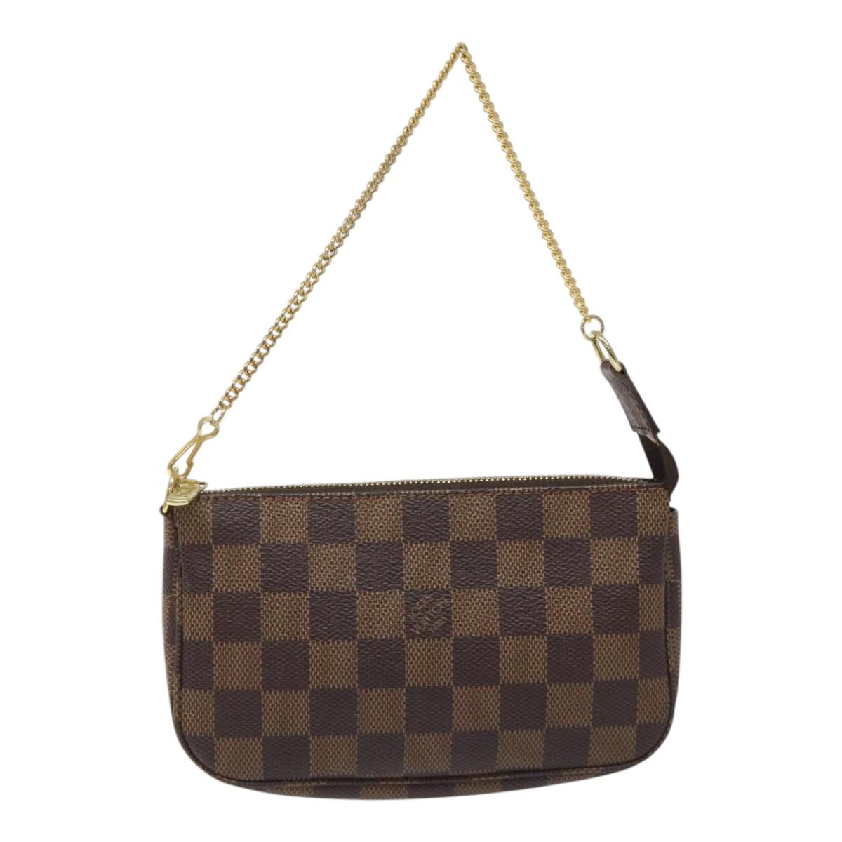 Pochette Damier Ebene Chain Clutch