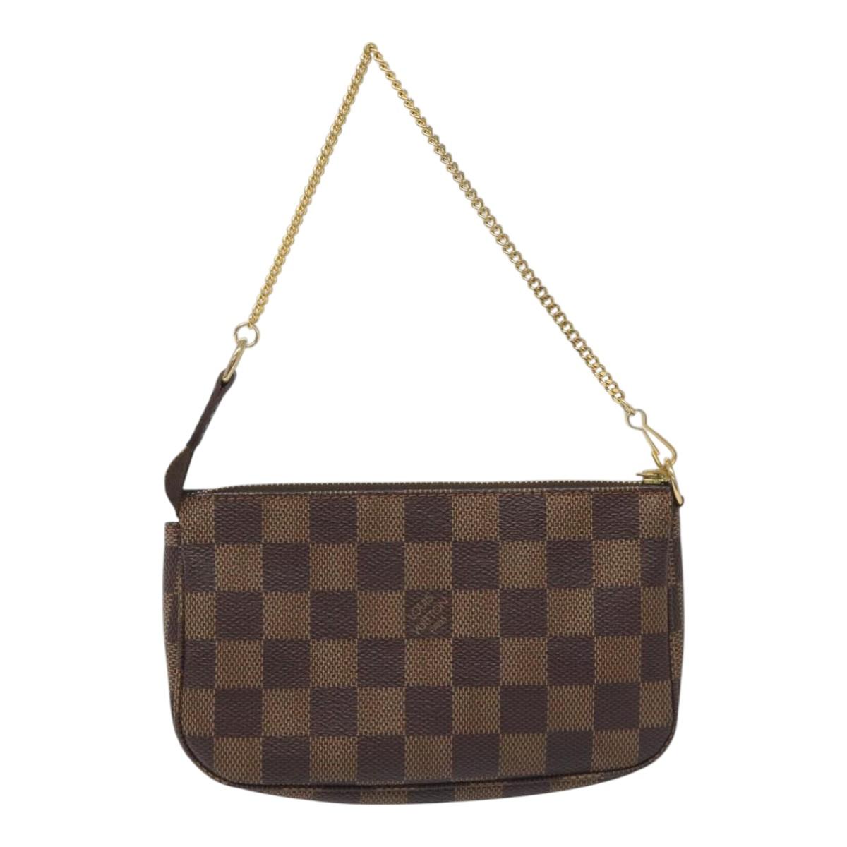 Pochette Damier Ebene Chain Clutch