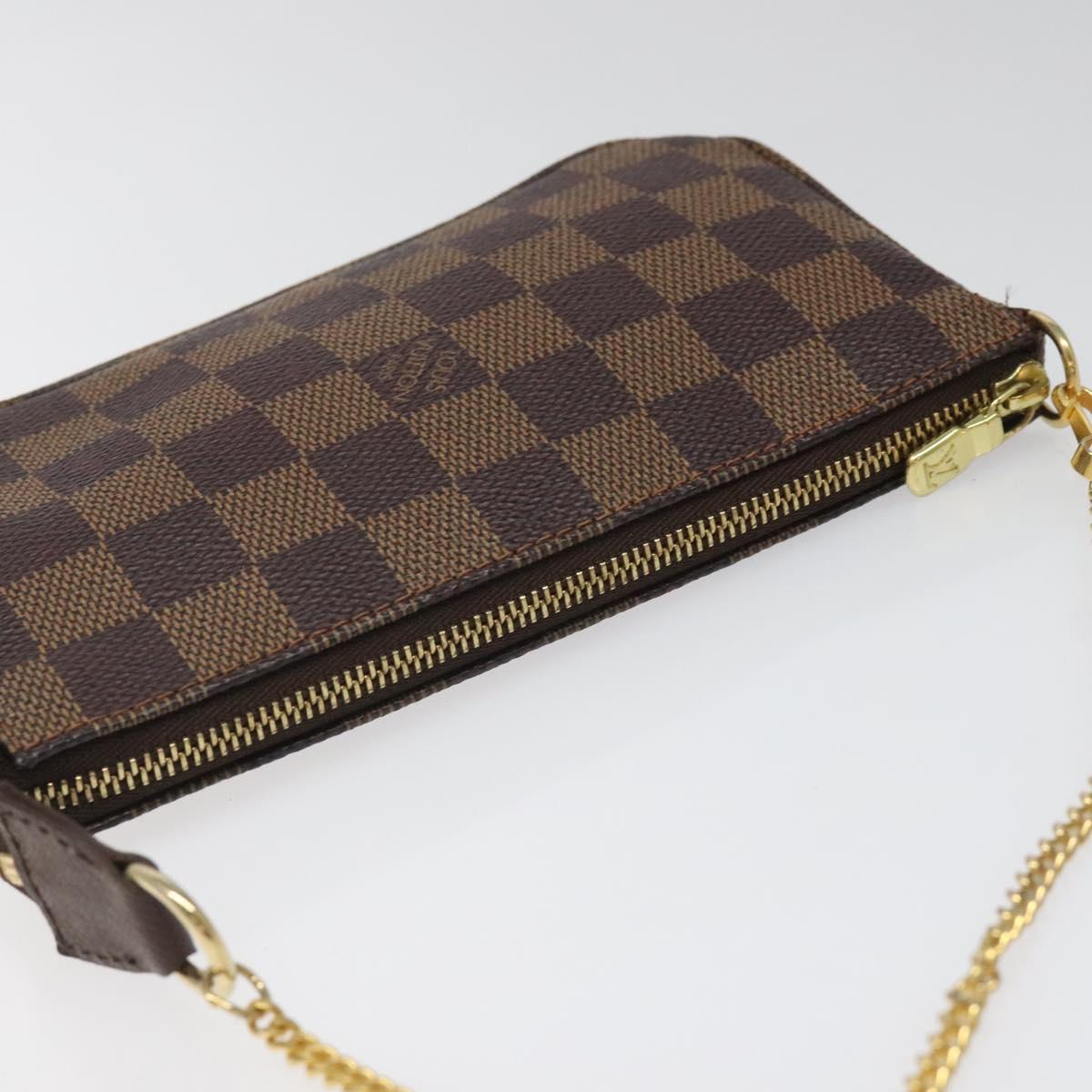 Pochette Damier Ebene Chain Clutch