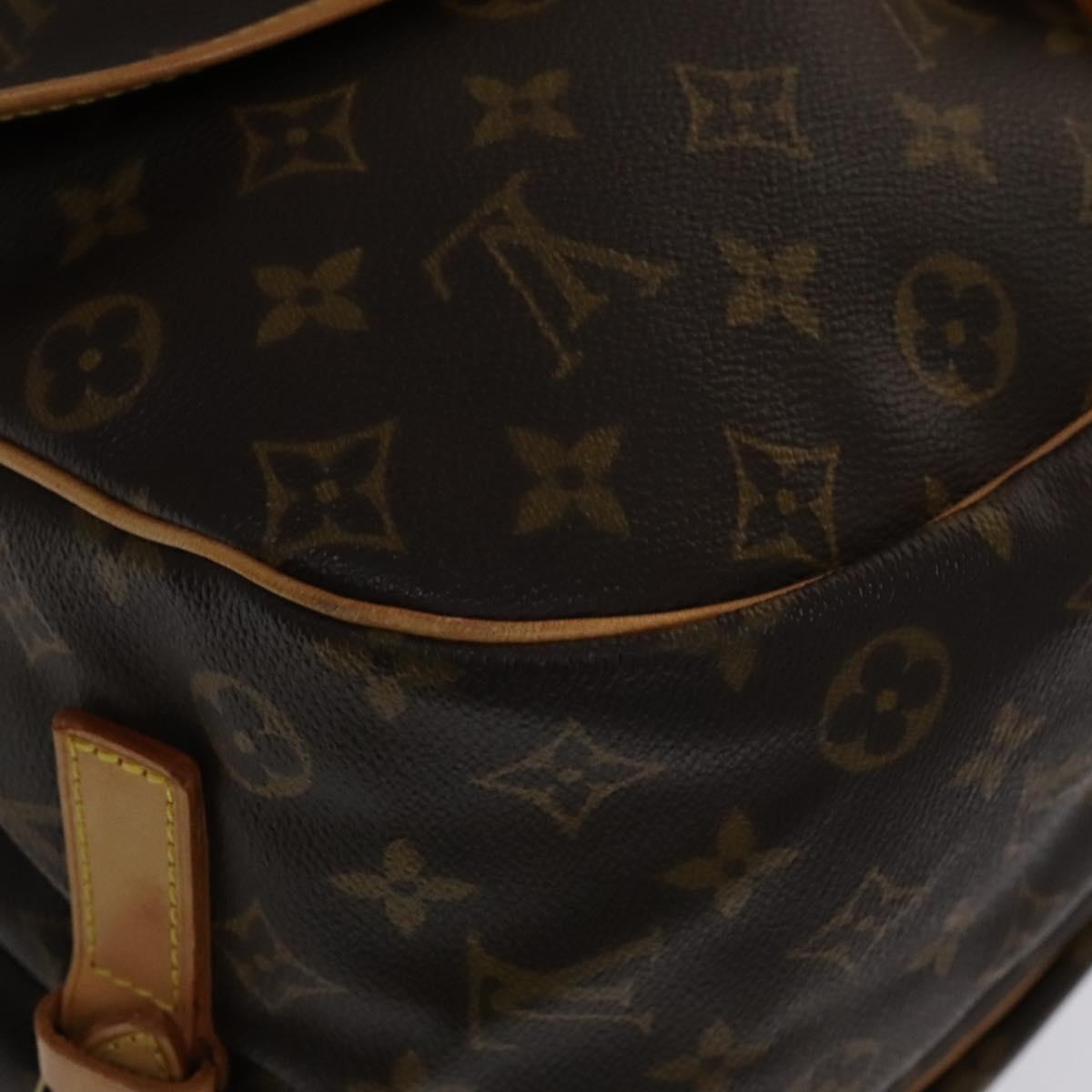 Monogram Canvas Shoulder Bag with Buckle