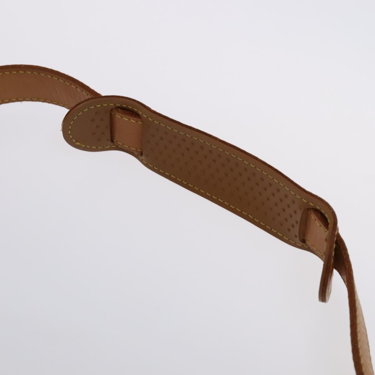 Monogram Canvas Shoulder Bag with Buckle
