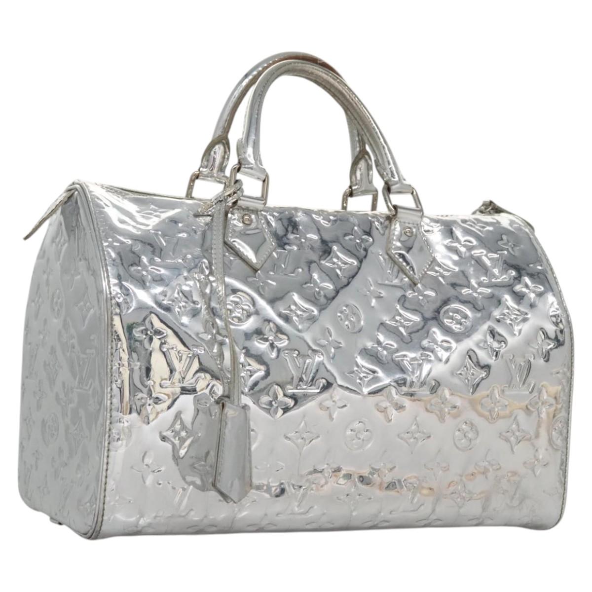 Patent Leather Speedy 30 Handbag with Dust Bag and Padlock