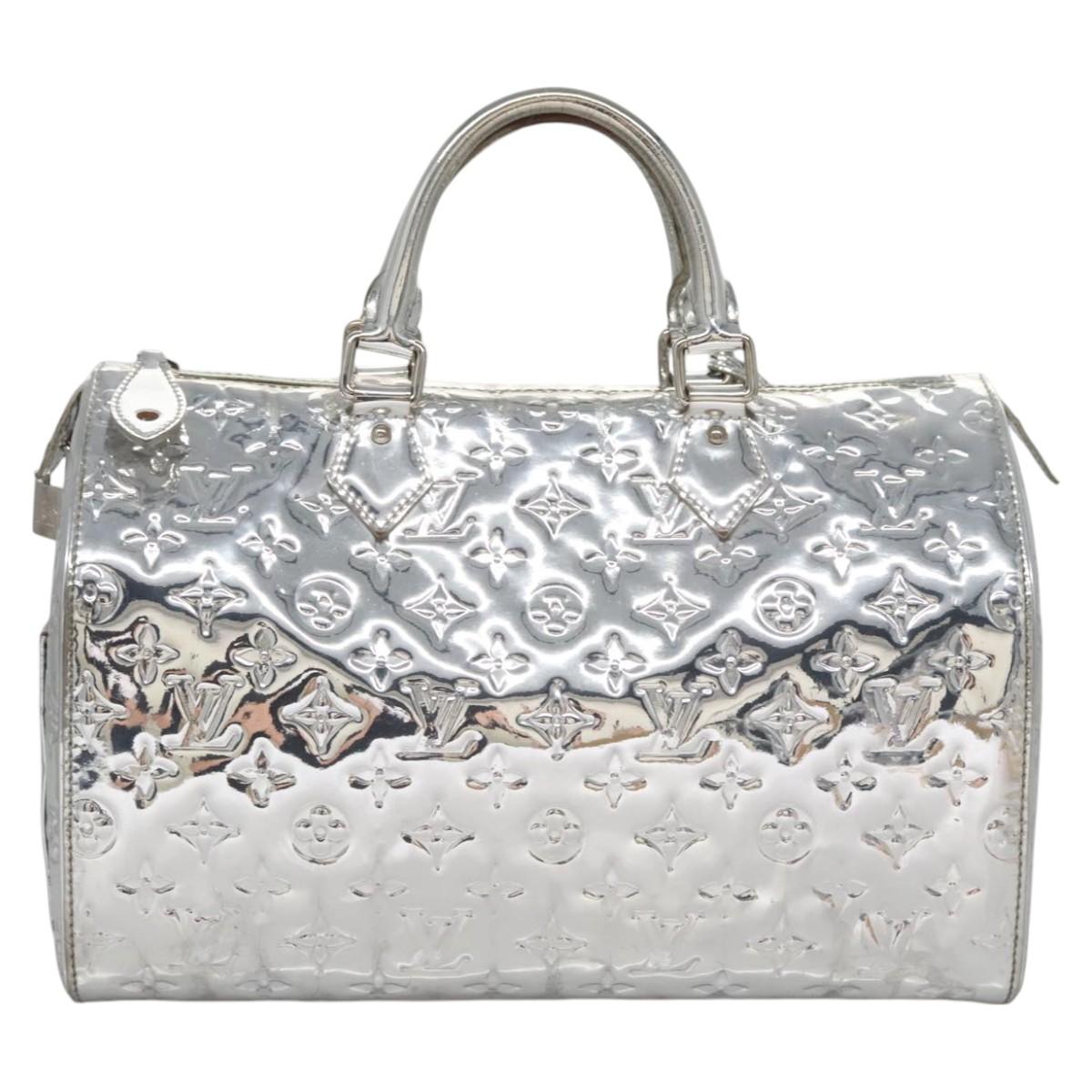 Patent Leather Speedy 30 Handbag with Dust Bag and Padlock