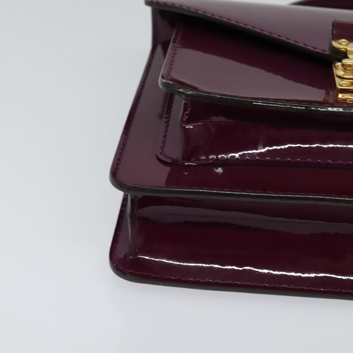 Patent Leather Monceau with Shoulder Strap and Dust Bag
