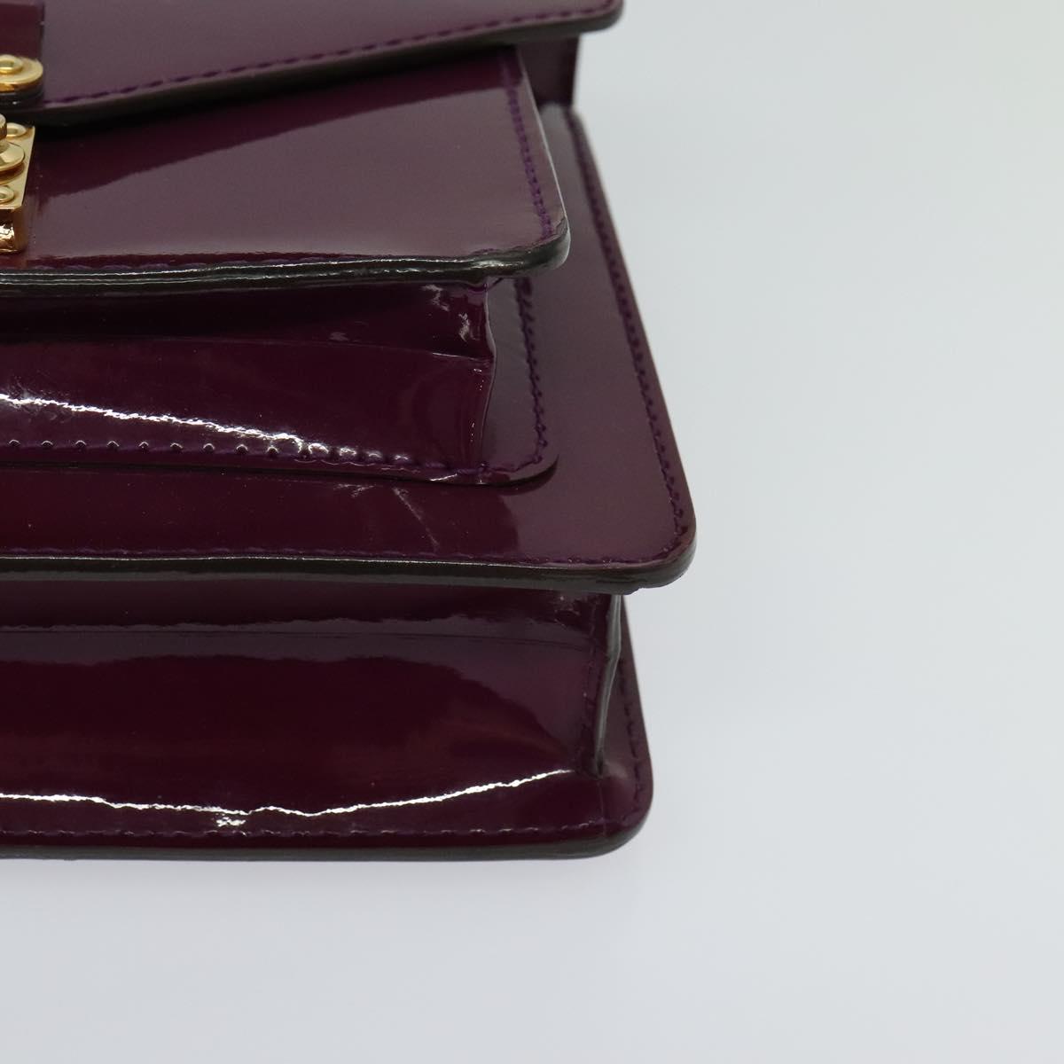 Patent Leather Monceau with Shoulder Strap and Dust Bag