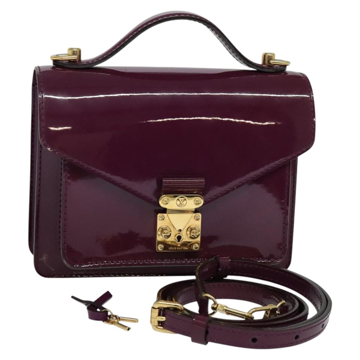 Patent Leather Monceau with Shoulder Strap and Dust Bag