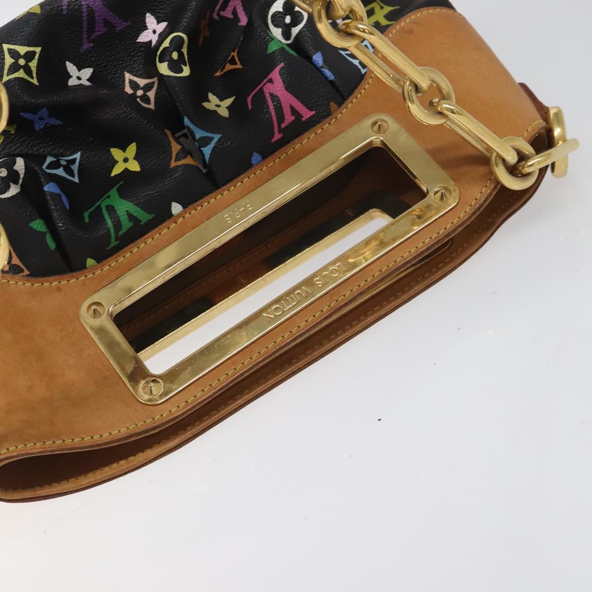 Canvas Shoulder Bag with Metal Fittings and Multiple Compartments