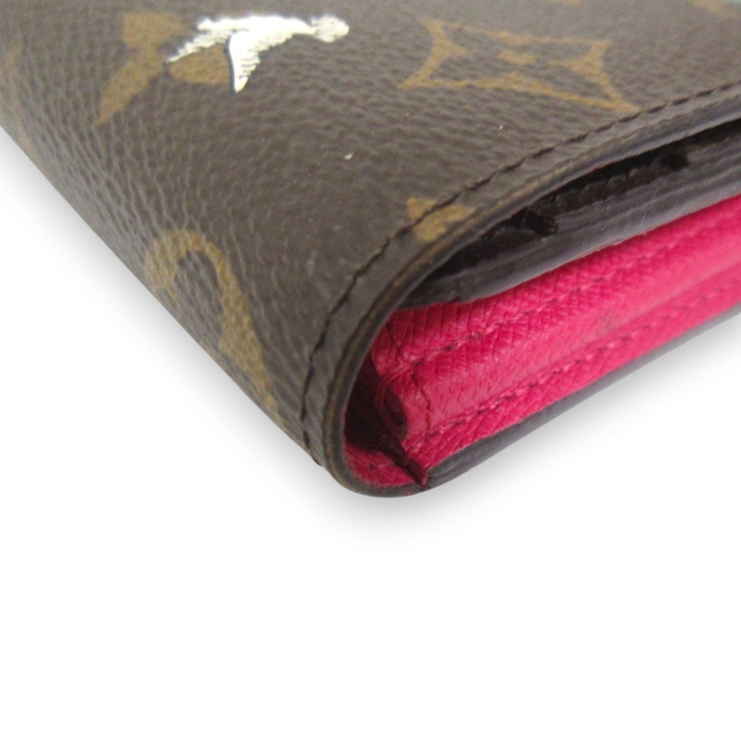 Canvas Wallet with Slight Scratches and Stains