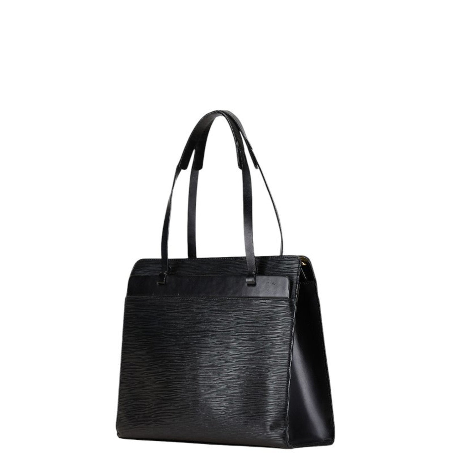 Leather Croisette Handbag with Metal Fittings