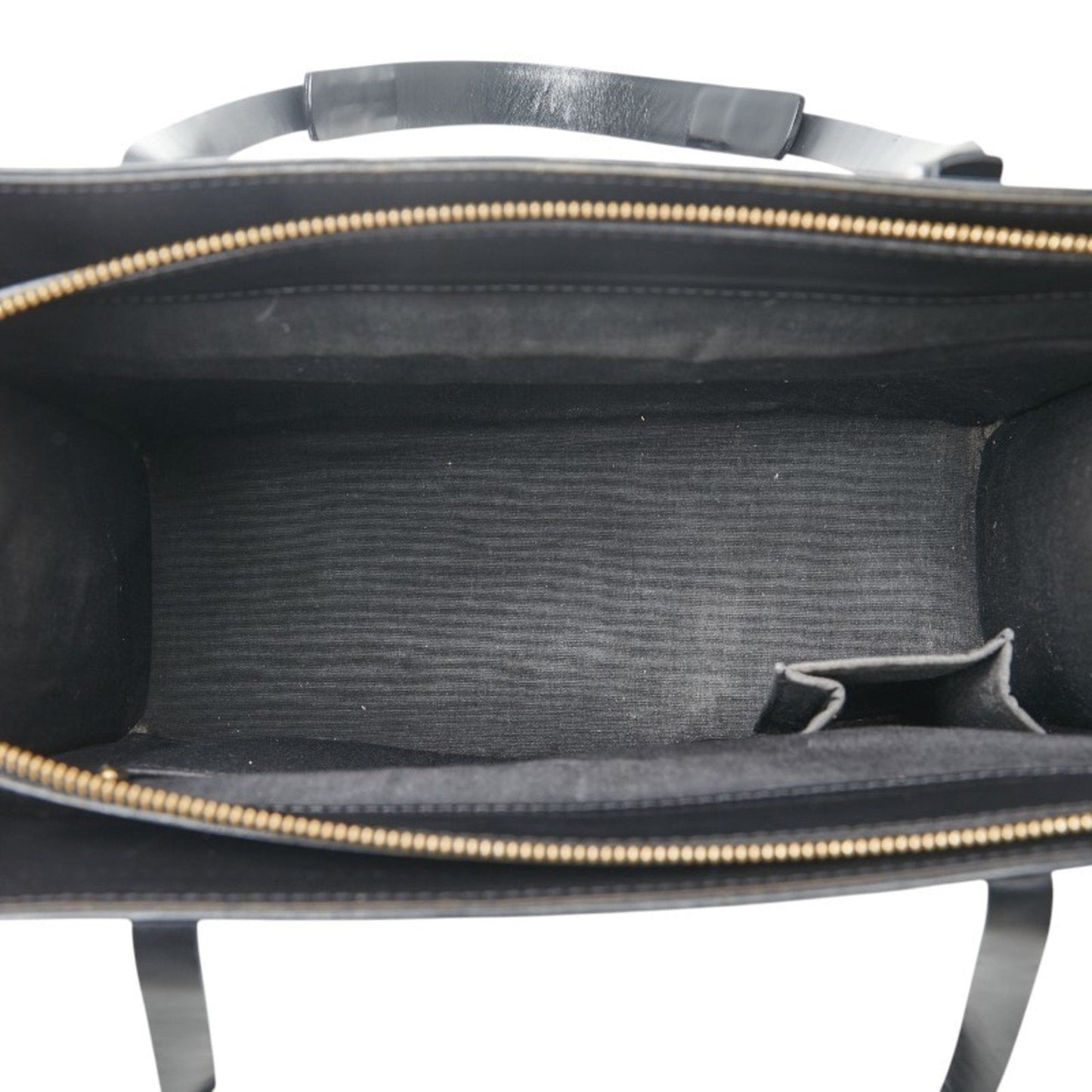 Leather Croisette Handbag with Metal Fittings