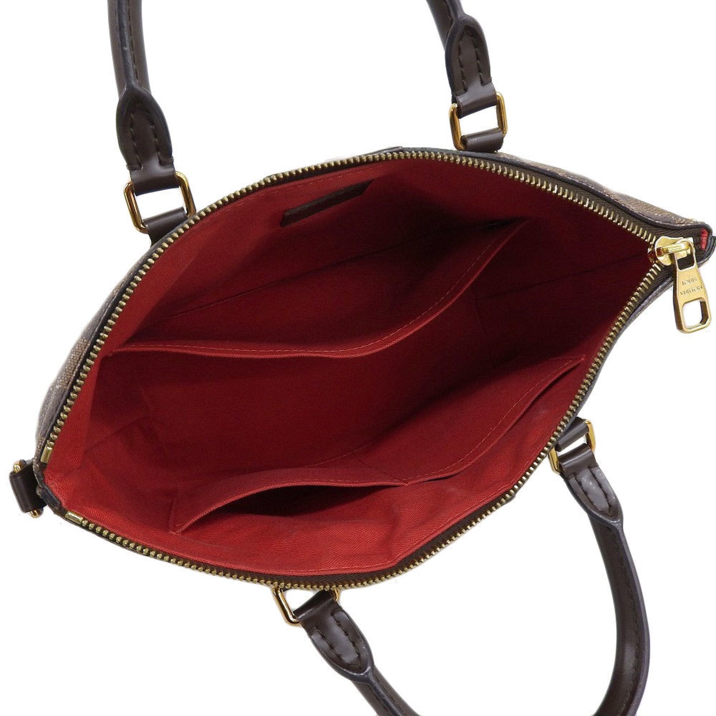 Elegant Canvas Shoulder Bag with Strap and Metal Accents