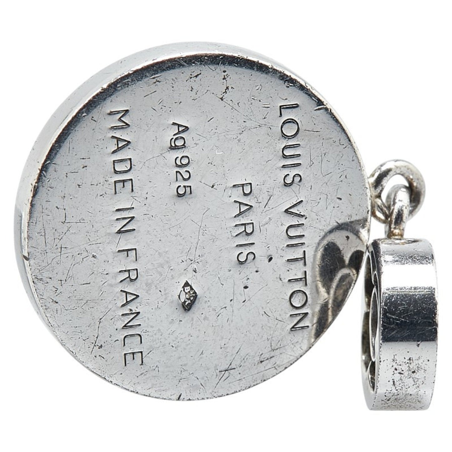 Fleur Silver Pendant with Slight Scuffs and Scratches